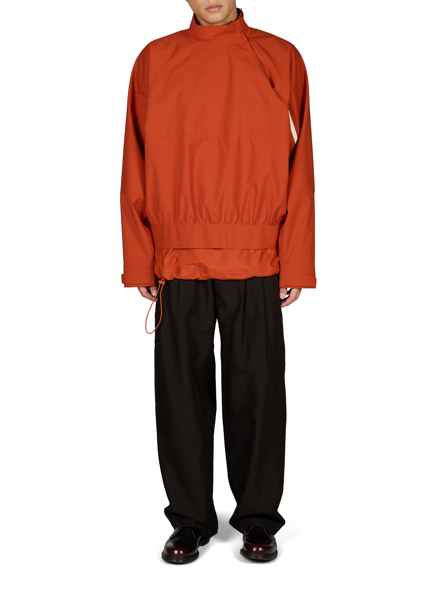 Veste Nautilus unie avec cordons de serrage à la taille LACOSTE Orange