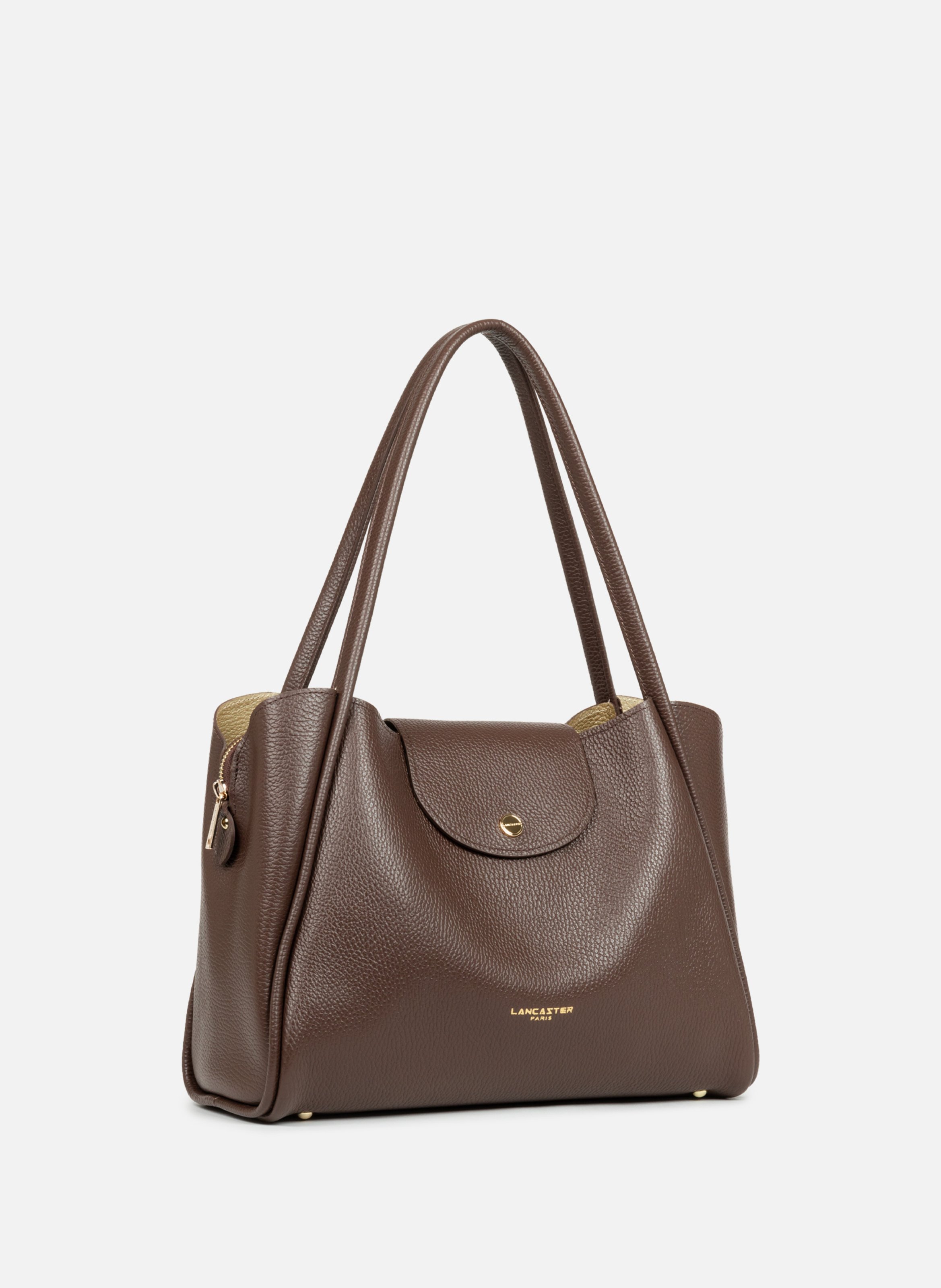 Grand sac cabas épaule - ida double | Marron LANCASTER Femme