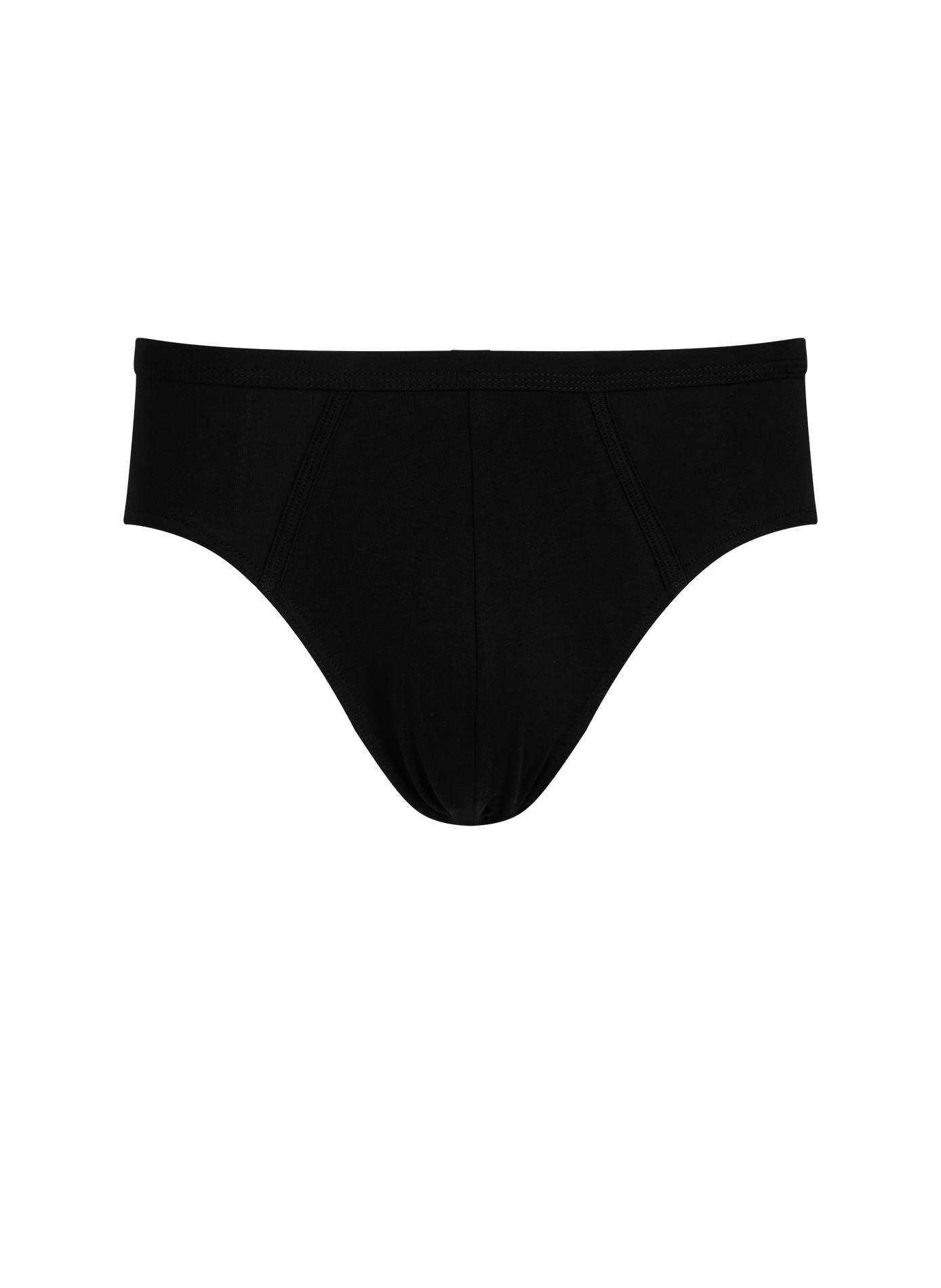 Pack of 3 plain briefs AU PRINTEMPS PARIS Black