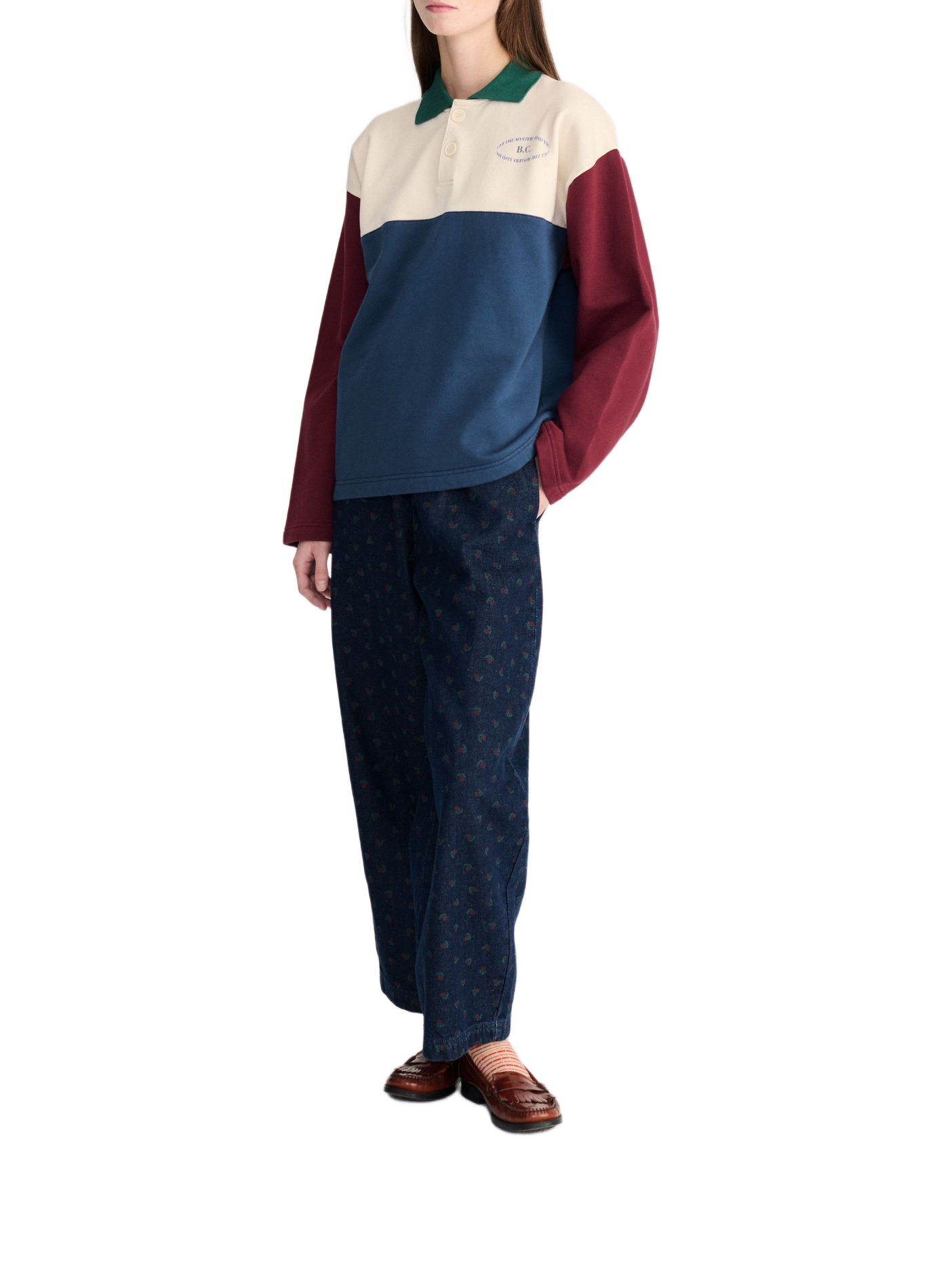 Sweat ample rayé en coton BOBO CHOSES Veelkleurig