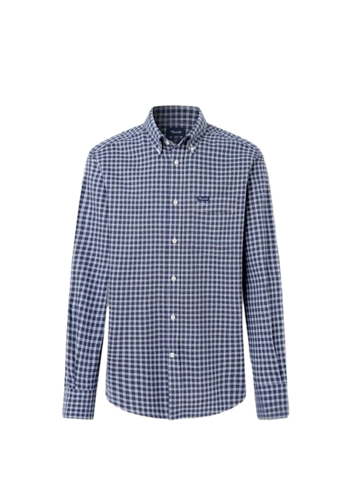 Classic checkered cotton shirt FACONNABLE Blue