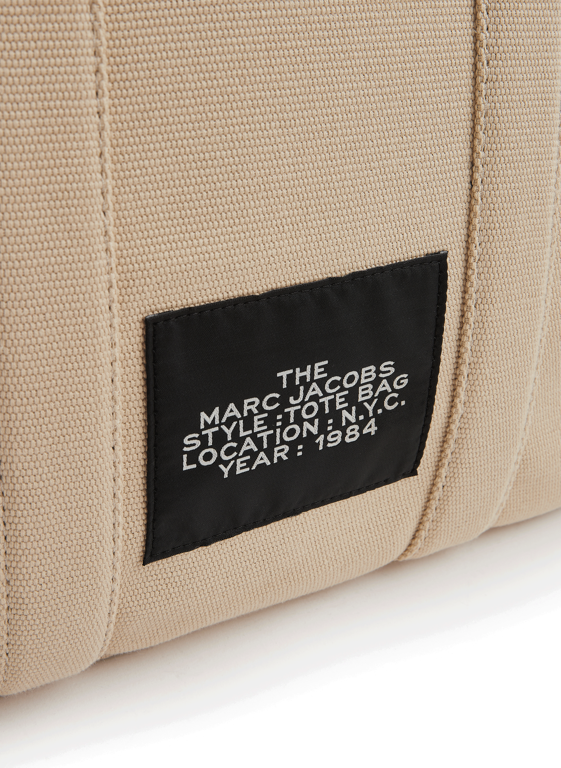 Sac cabas The Jacquard Medium Tote Bag MARC JACOBS Beige