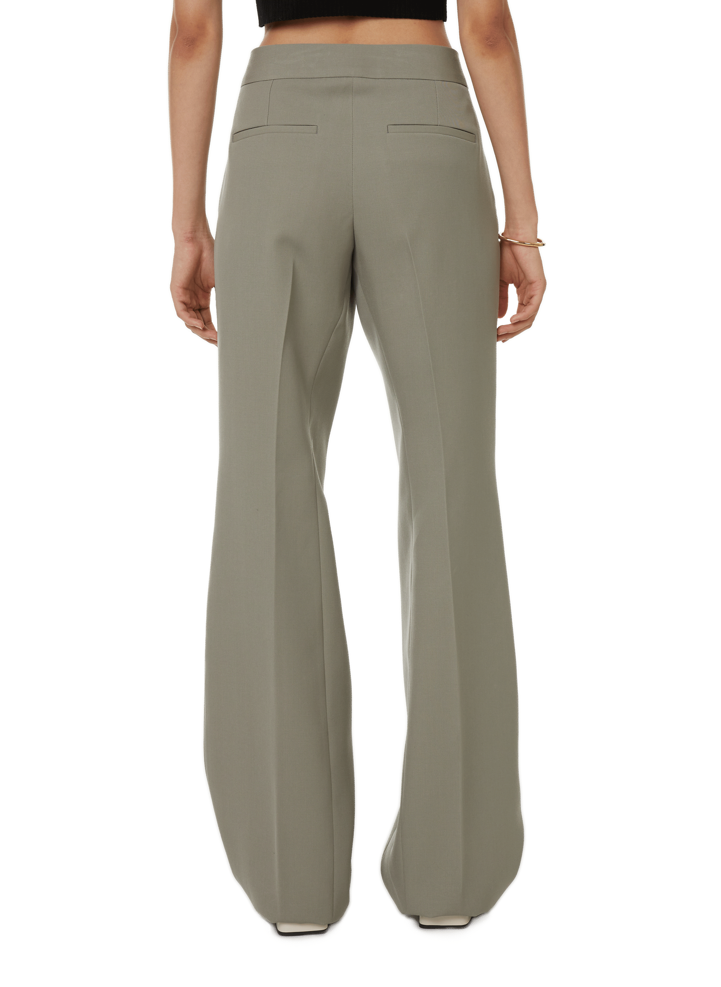 Straight wool trousers  JIL SANDER Green