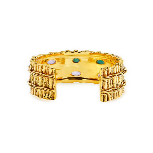 Aurelie Bidermann Kabah Cuff Bracelet In Gold