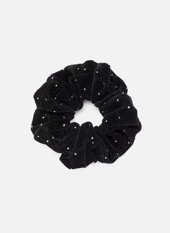 Velvet scrunchie Black by SAISON 1865 SAISON 1865 Velvet scrunchie Black