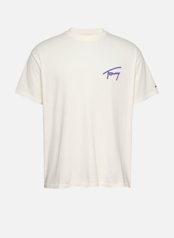 T-shirt imprimé en coton Blanc by TOMMY HILFIGER TOMMY HILFIGER T-shirt imprimé en coton Blanc