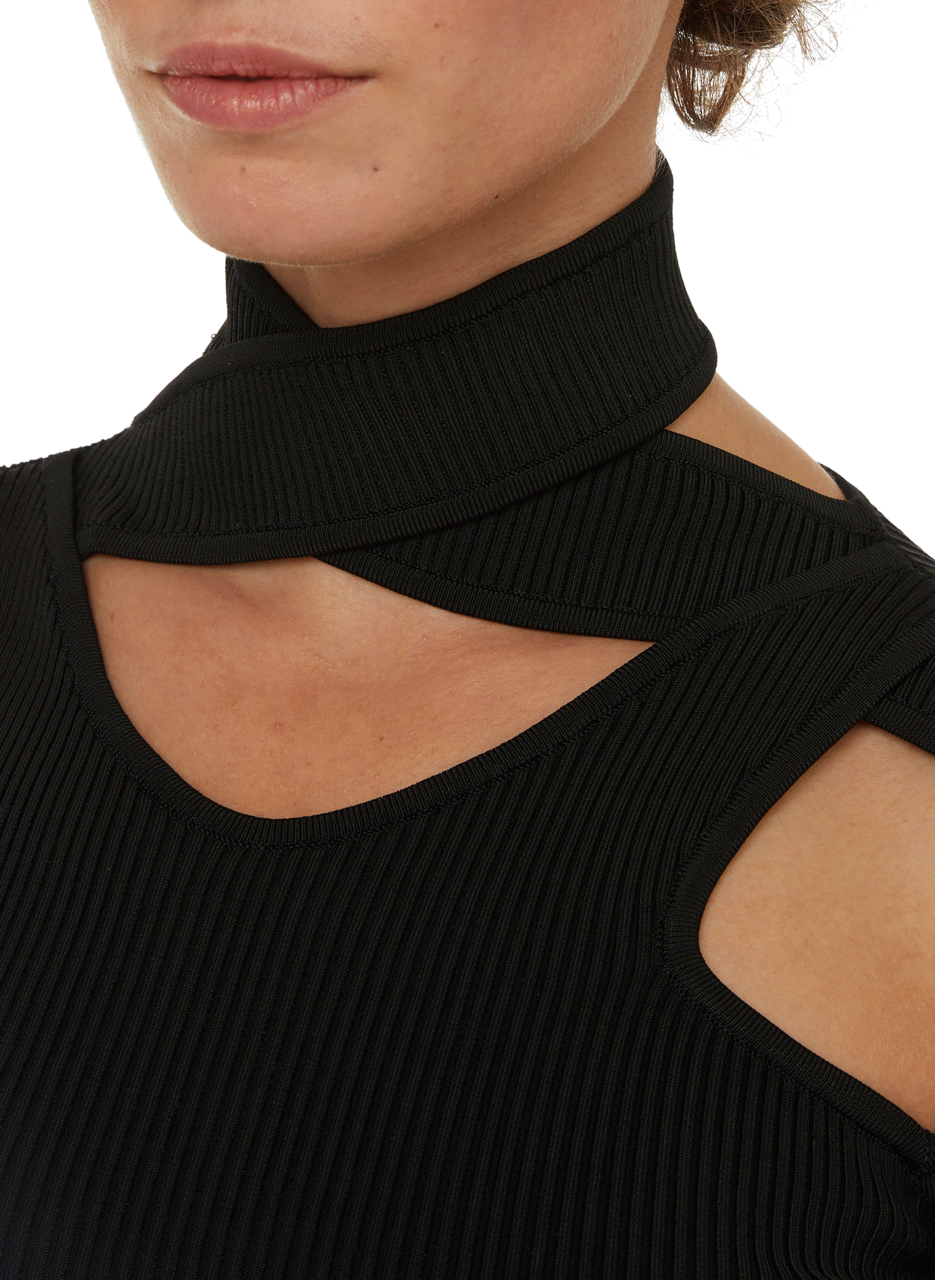 Ribbed knit dress COPERNI Black