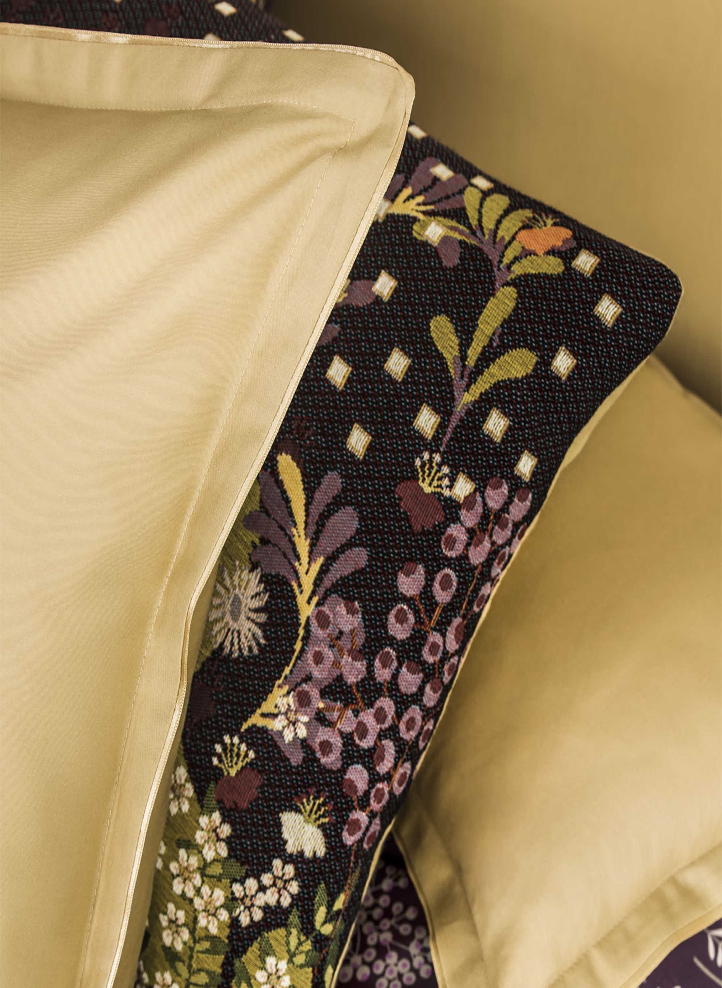 Housse de couette unie en satin de coton bio, teophile ALEXANDRE TURPAULT Doré