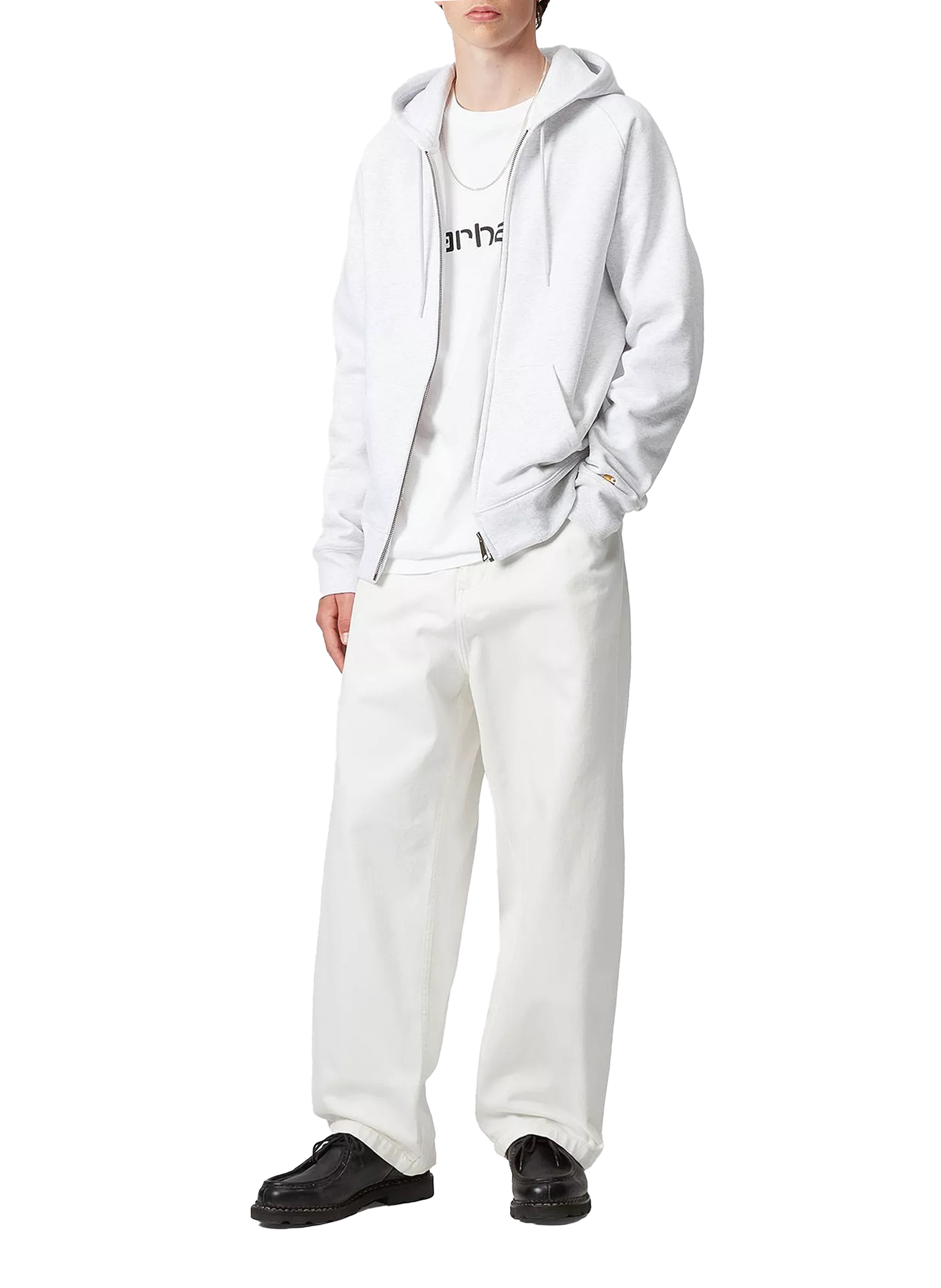 Jean Brandon CARHARTT WIP White