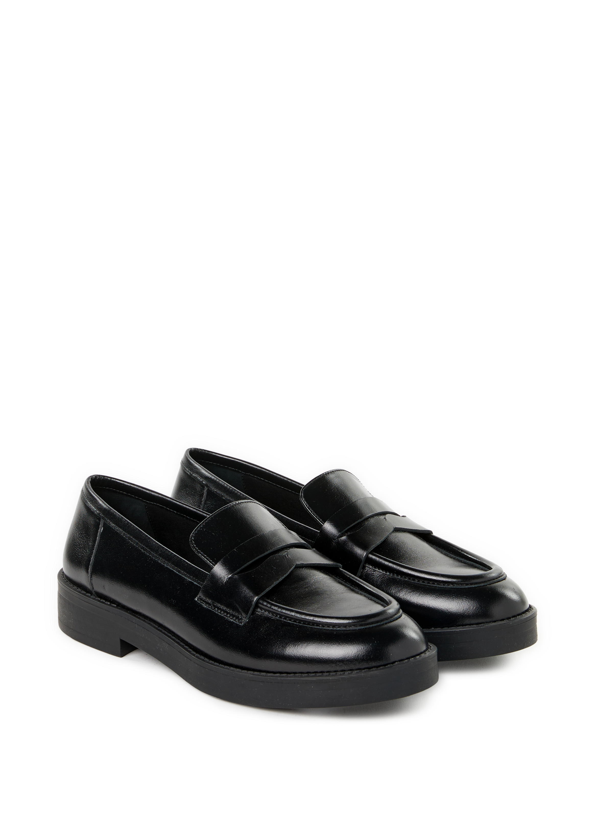Mocassins Dany en cuir  SAISON 1865 Noir