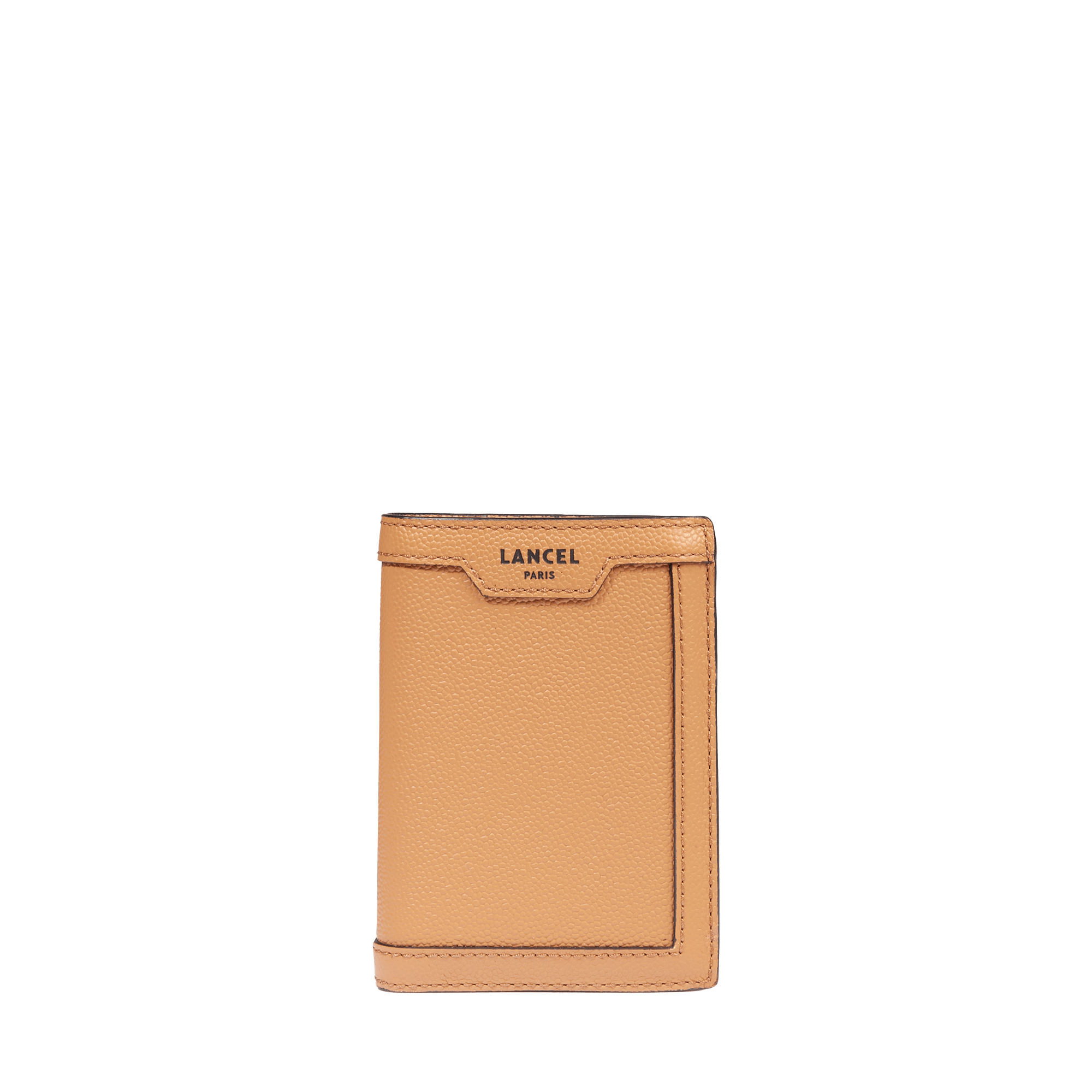 Portefeuille européen charlie de lancel en cuir LANCEL Marron