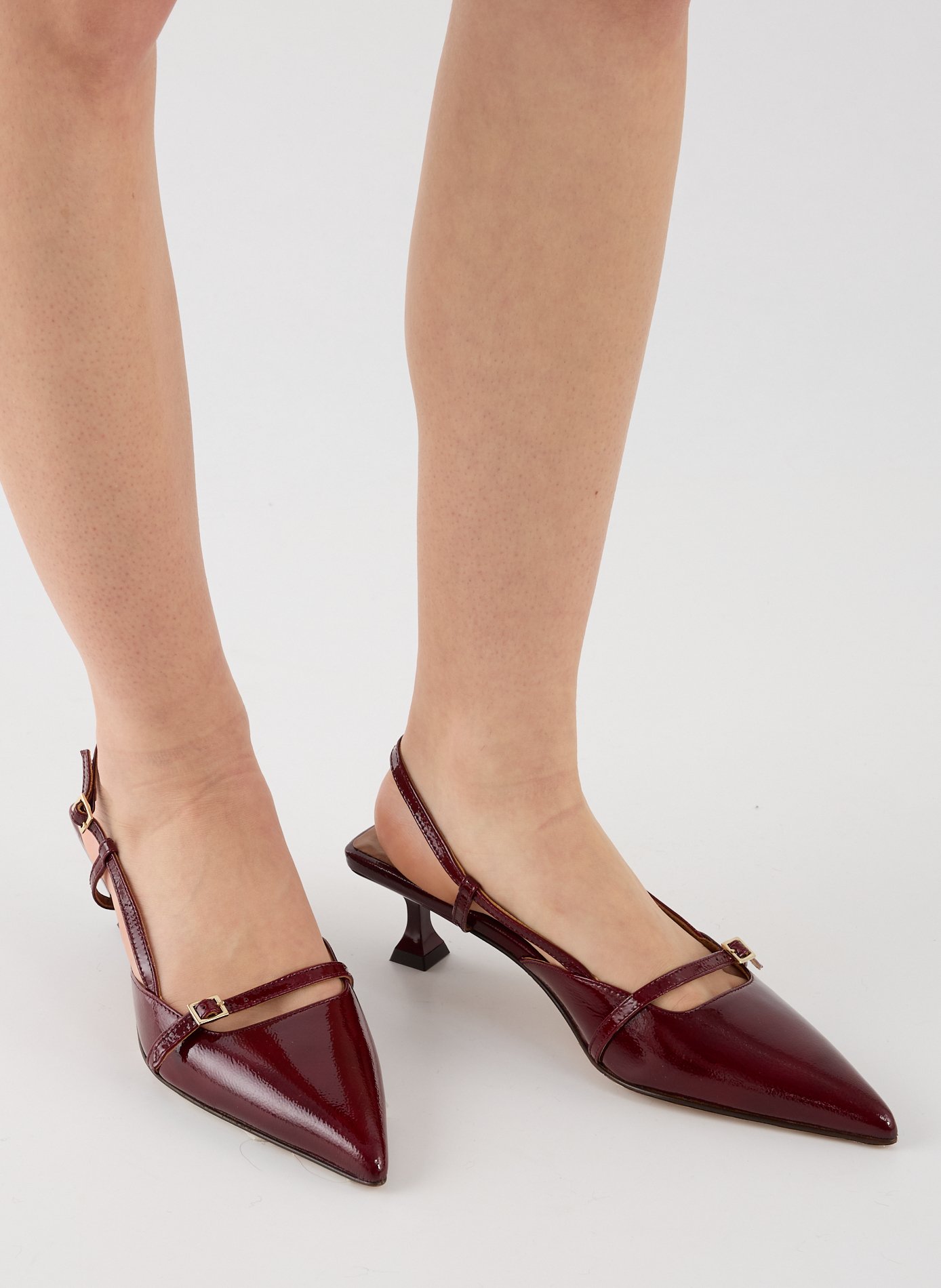 Sling-back Reem BOBBIES Rouge