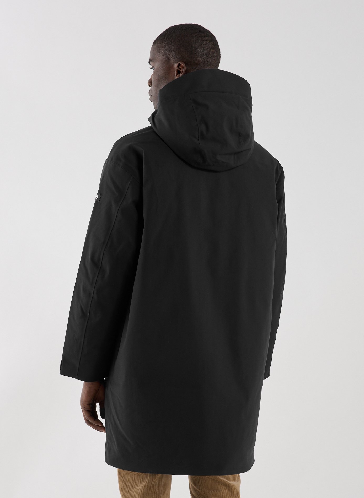 Long parka with hood MTD AIGLE Black