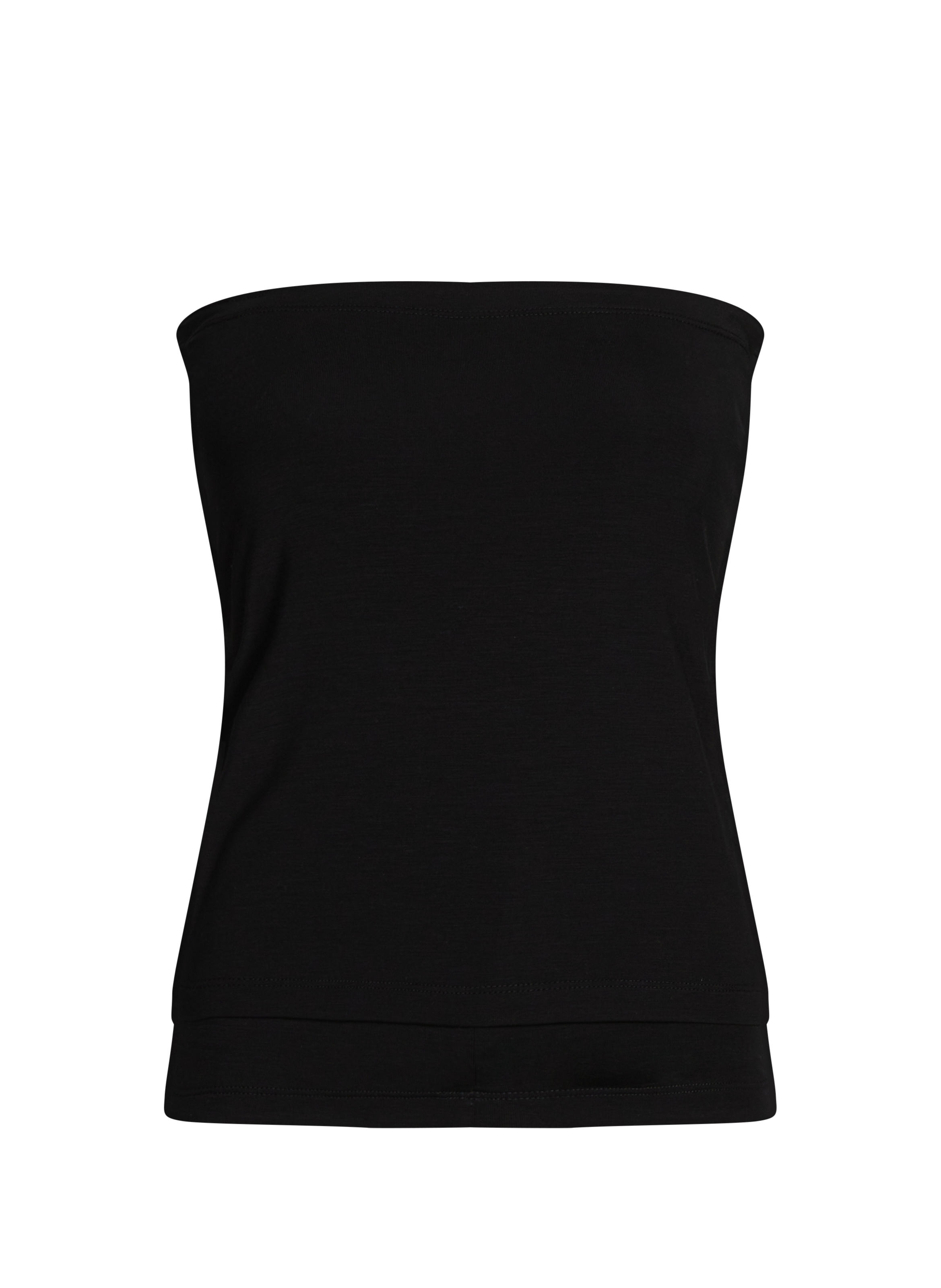 HELMUT LANG Top bustier drapé Noir