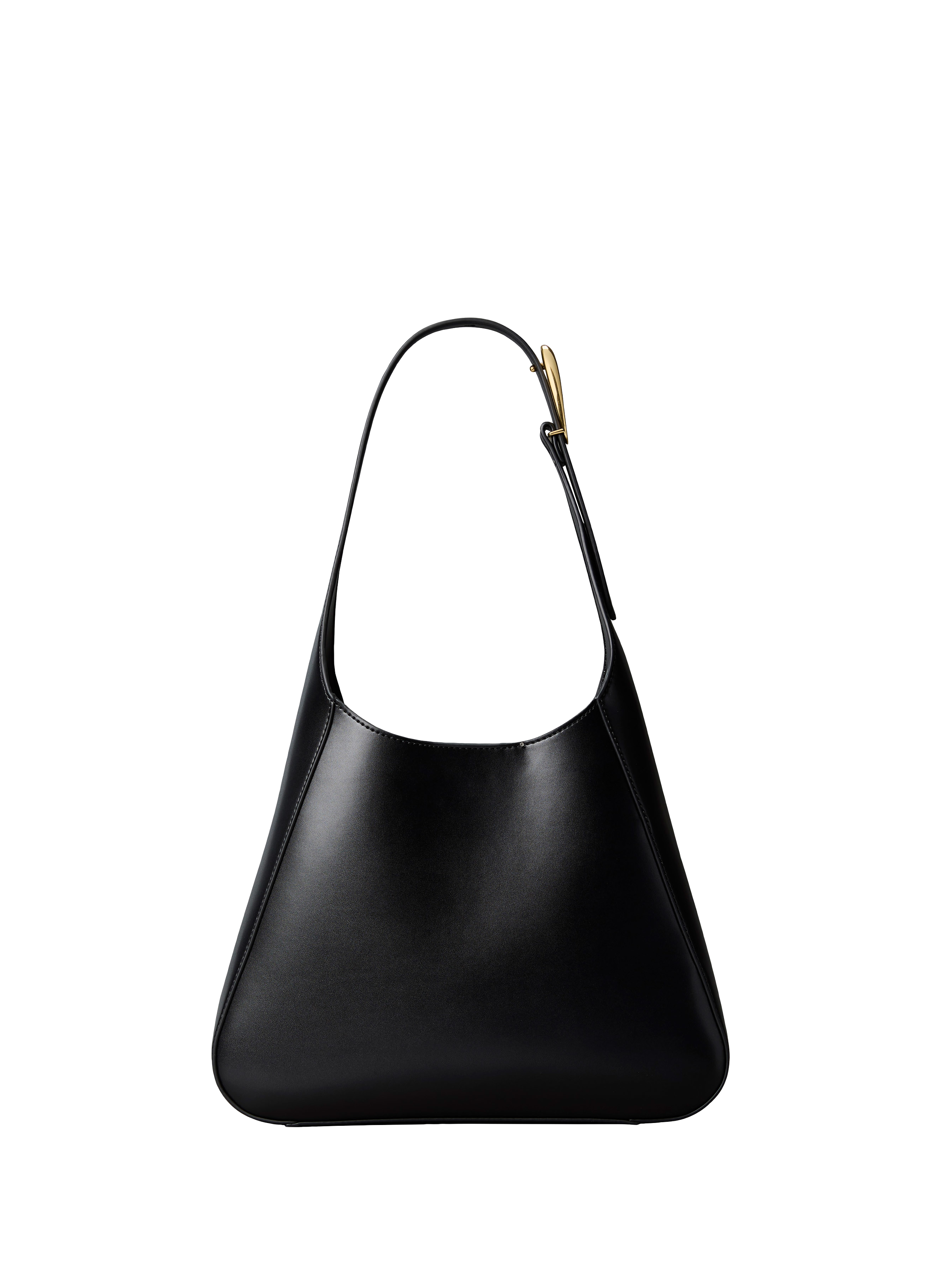 Faux leather shoulder bag CALVIN KLEIN Black