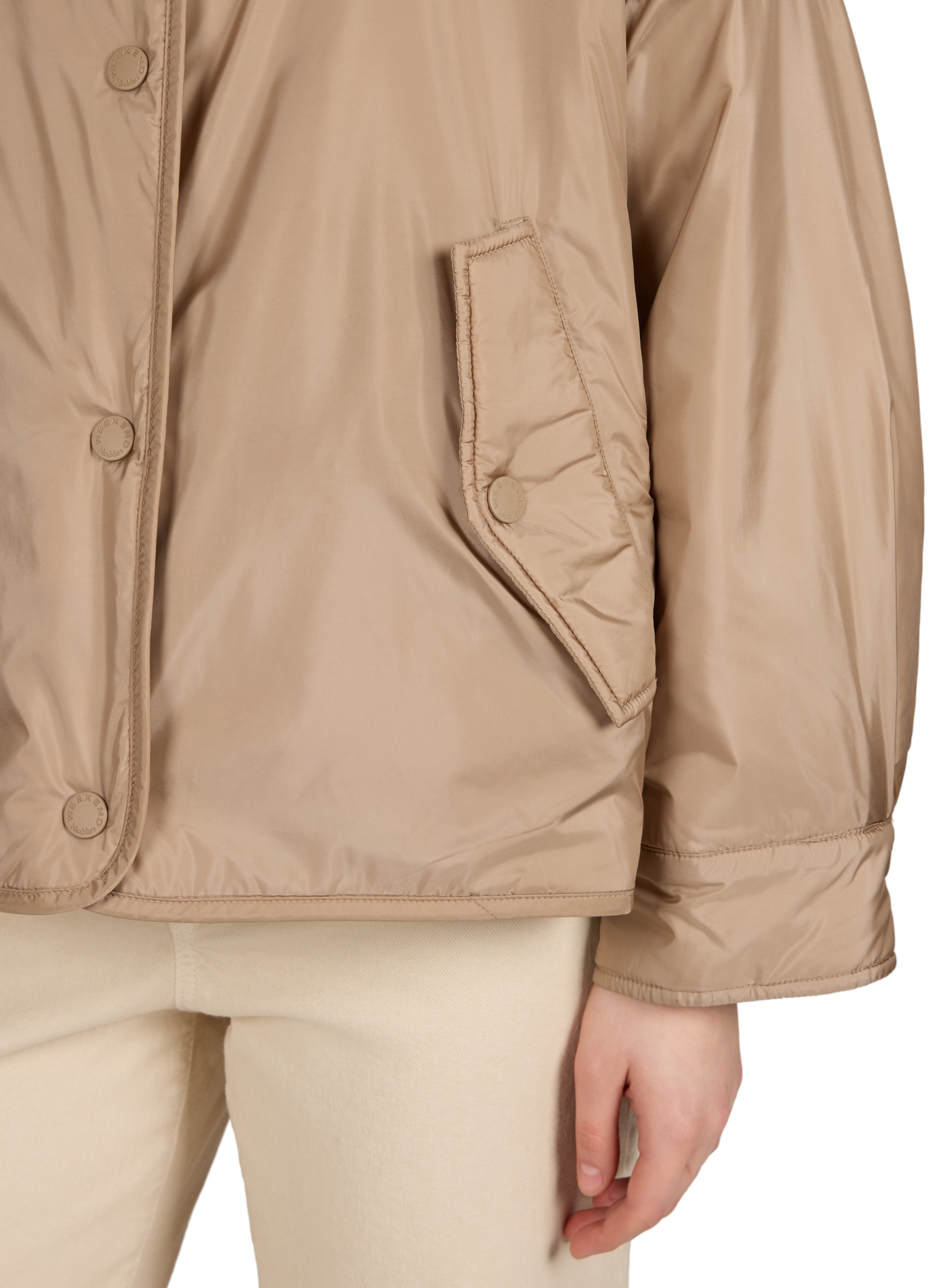 Veste réversible à col montant MAX MARA WEEK END Marron