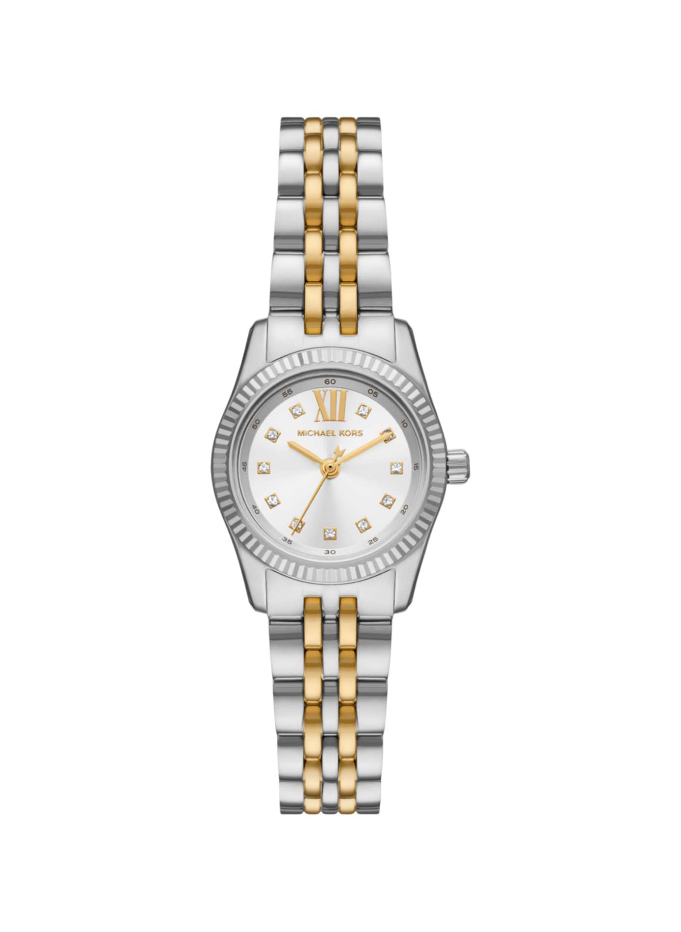 Montre quartz Petite Lexington en acier inoxydable MICHAEL KORS MONTRES Argent