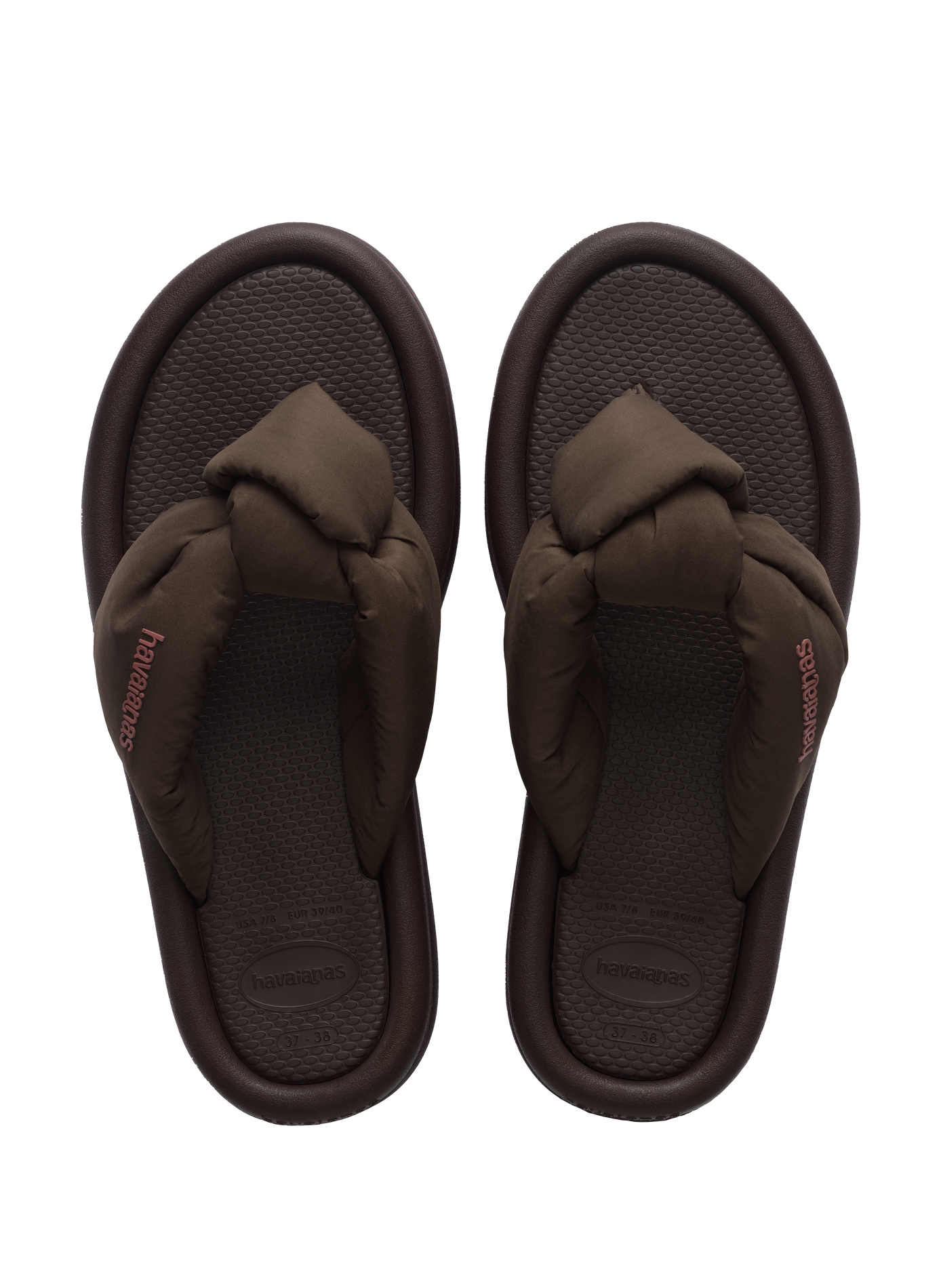 Tongs Over Puffed Up  HAVAIANAS Marron