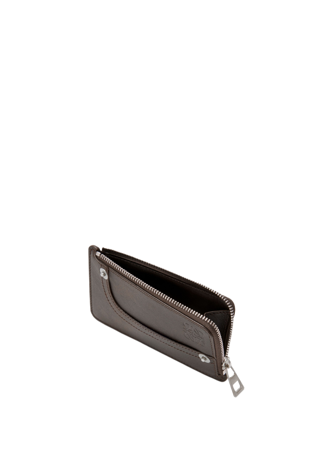 Porte-cartes Panta en cuir de veau brillant LOEWE Marron