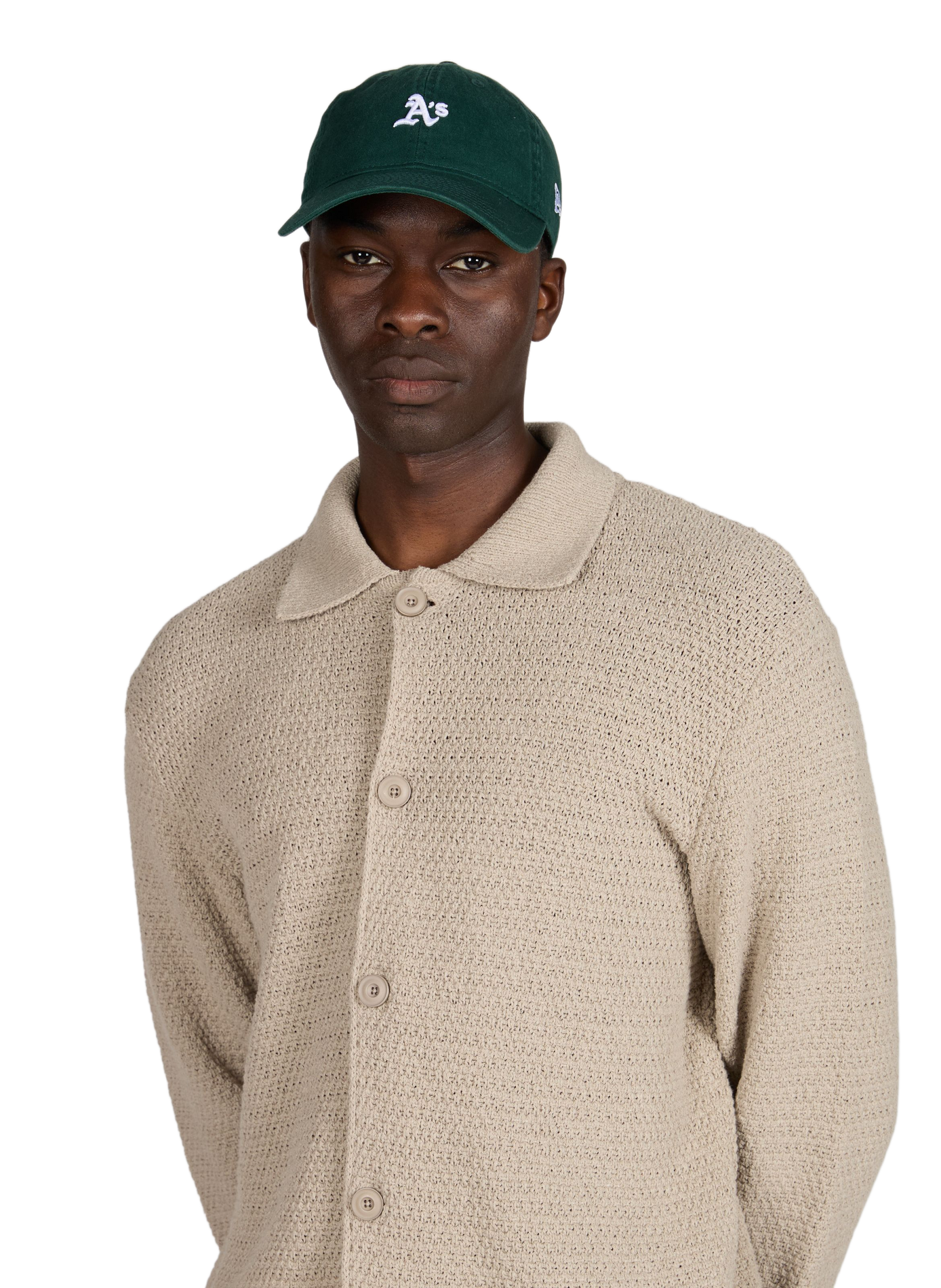 Casquette logo en coton NEW ERA Vert