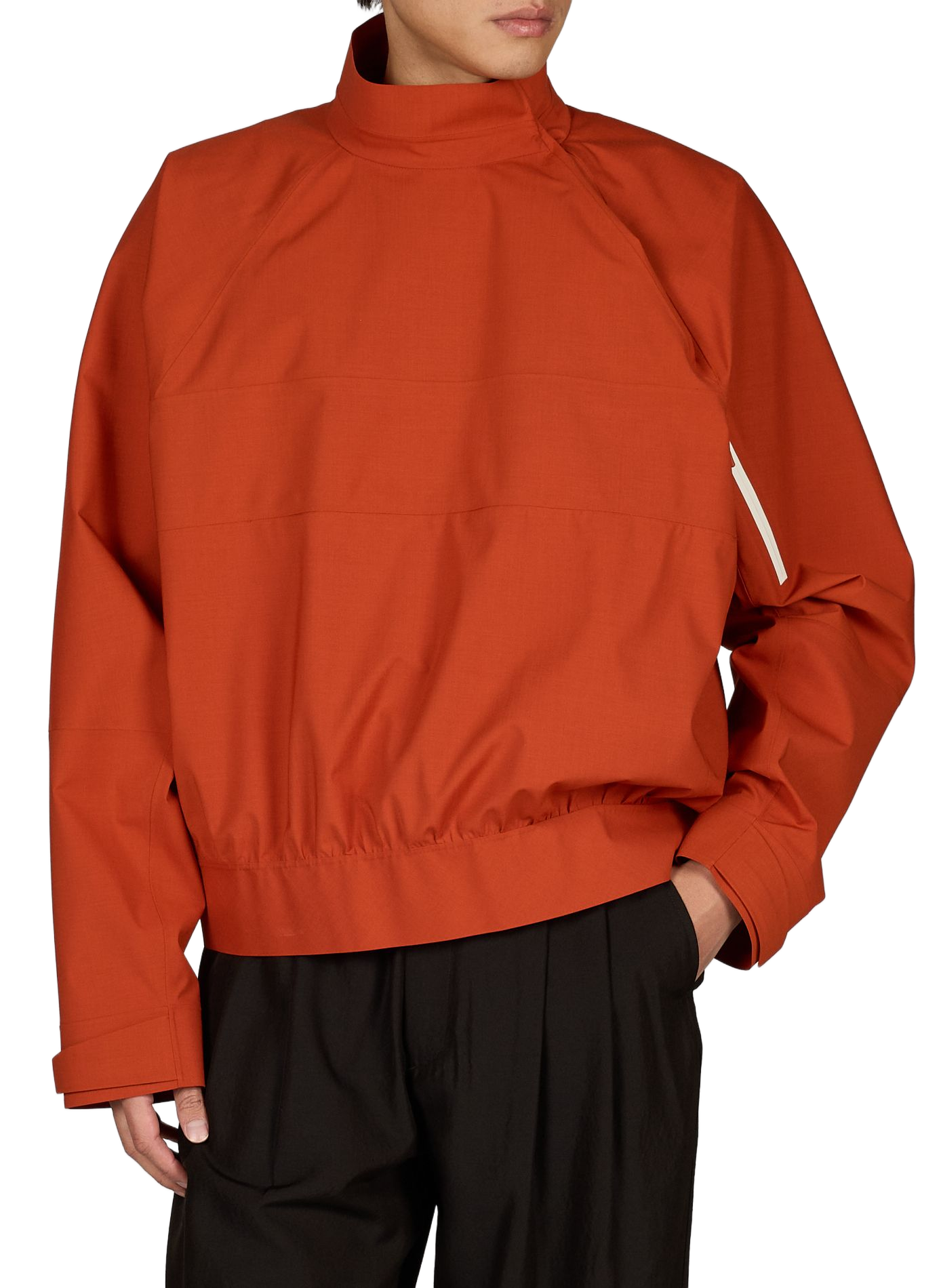 Veste Nautilus unie avec cordons de serrage à la taille LACOSTE Orange