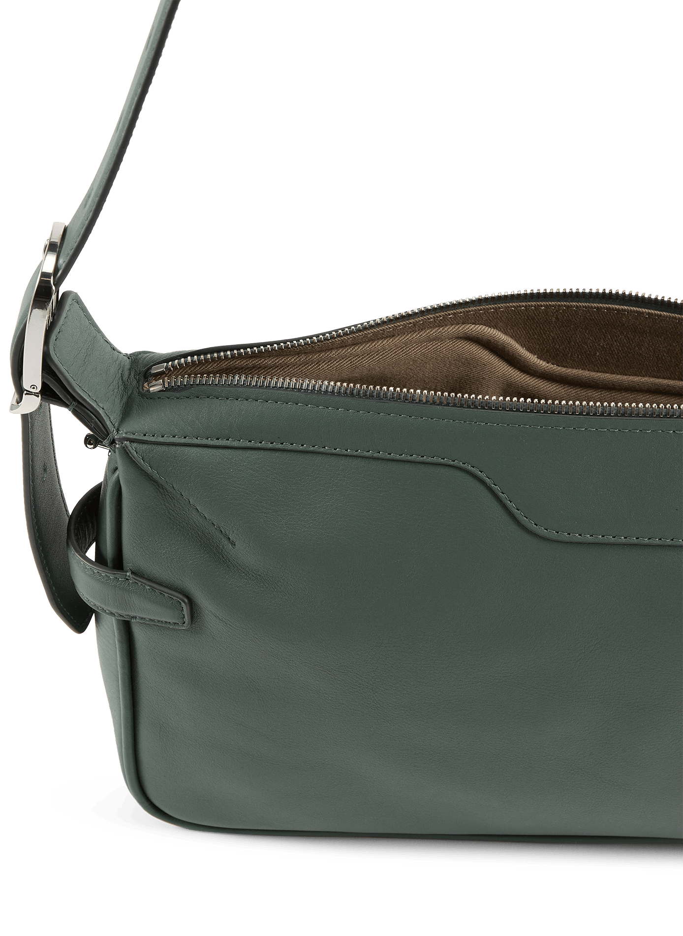 Borsa a tracolla in pelle BONASTRE Verde