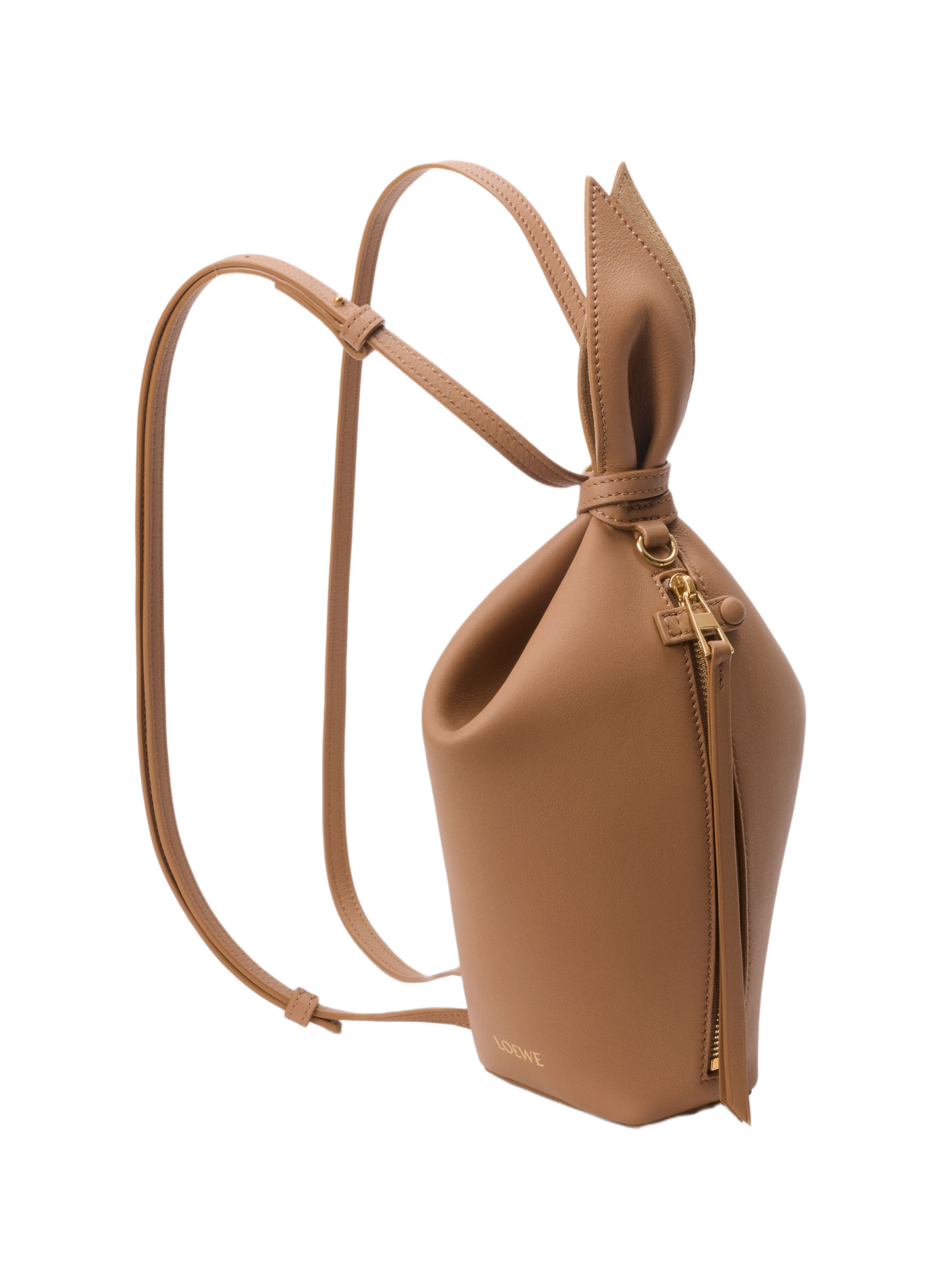 Small Scarf leather backpack LOEWE Brown
