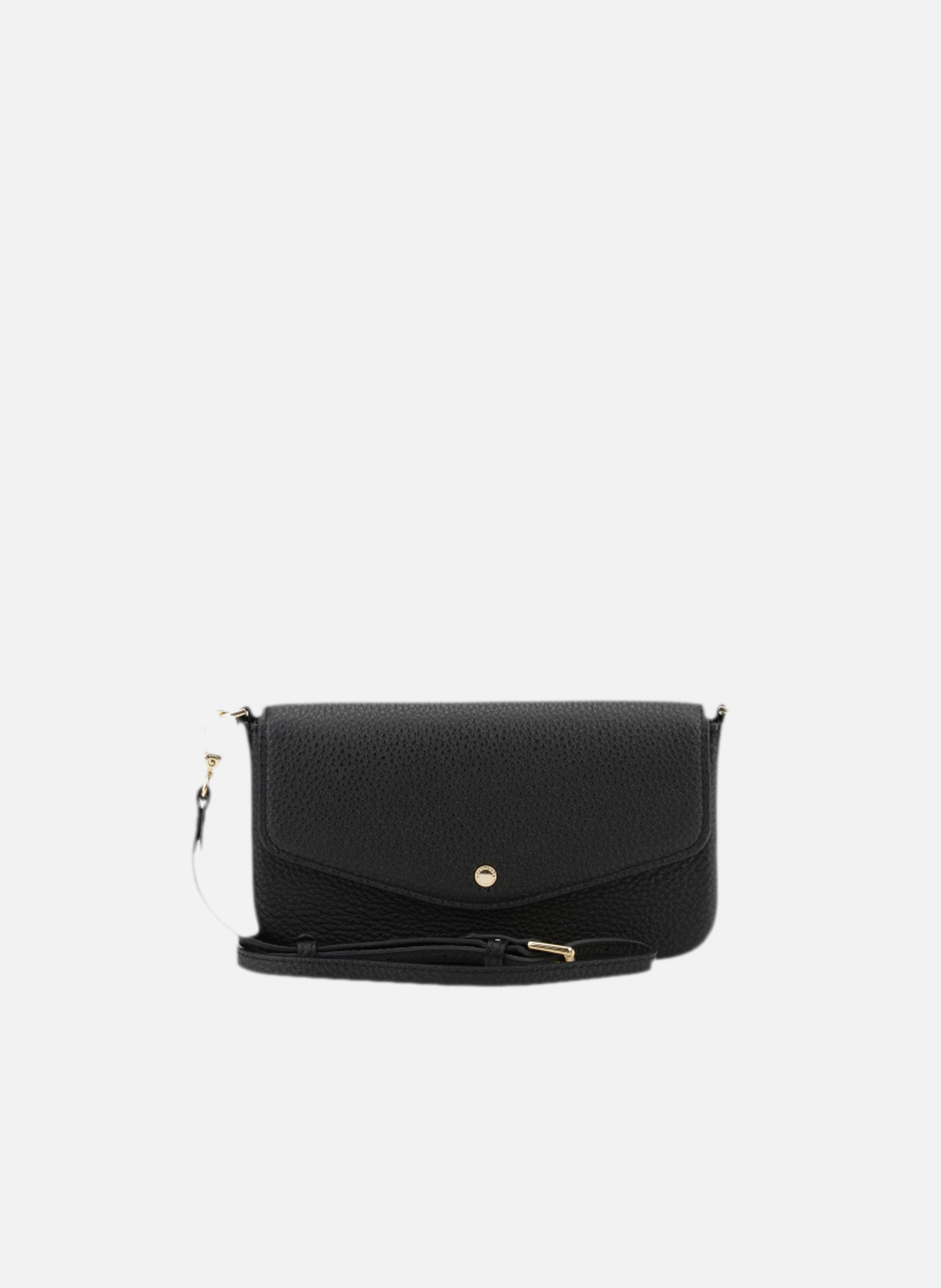 Club | bandoulière de sac en toile coton POURCHET Noir