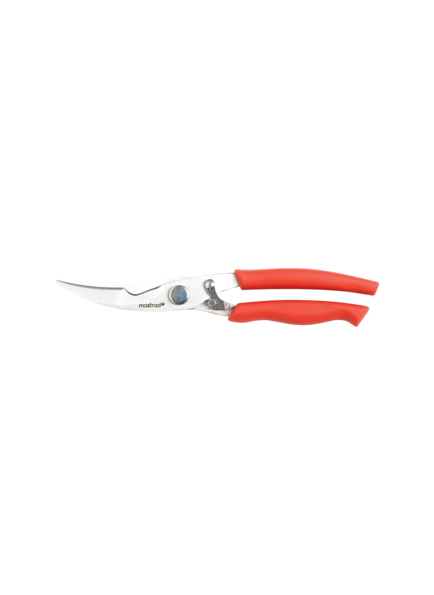 Stainless Steel Poultry and Pizza Scissors MASTRAD Red