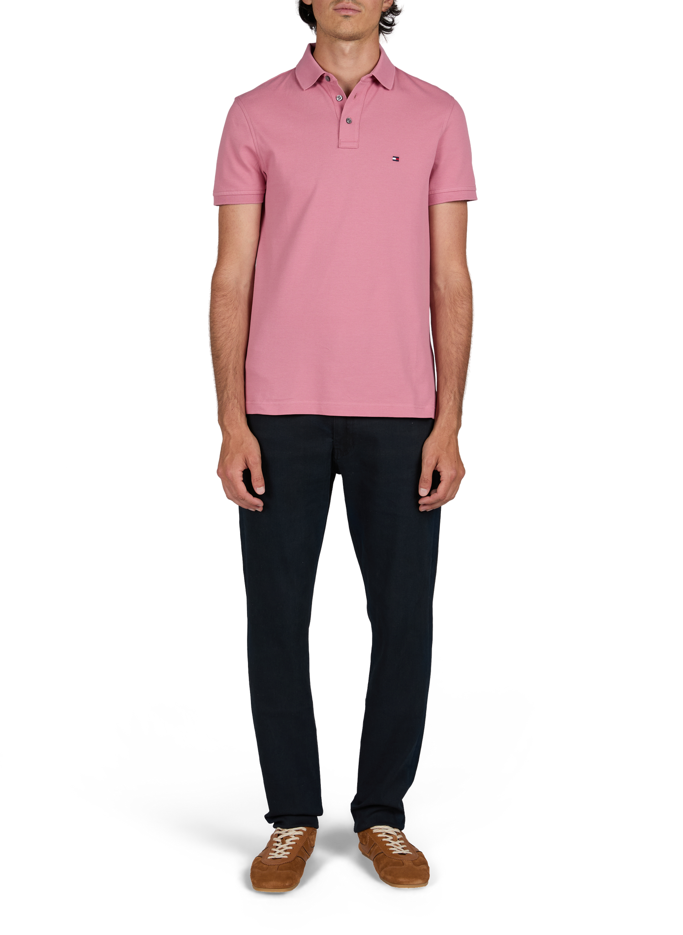 Polo de algodón orgánico TOMMY HILFIGER Rosa