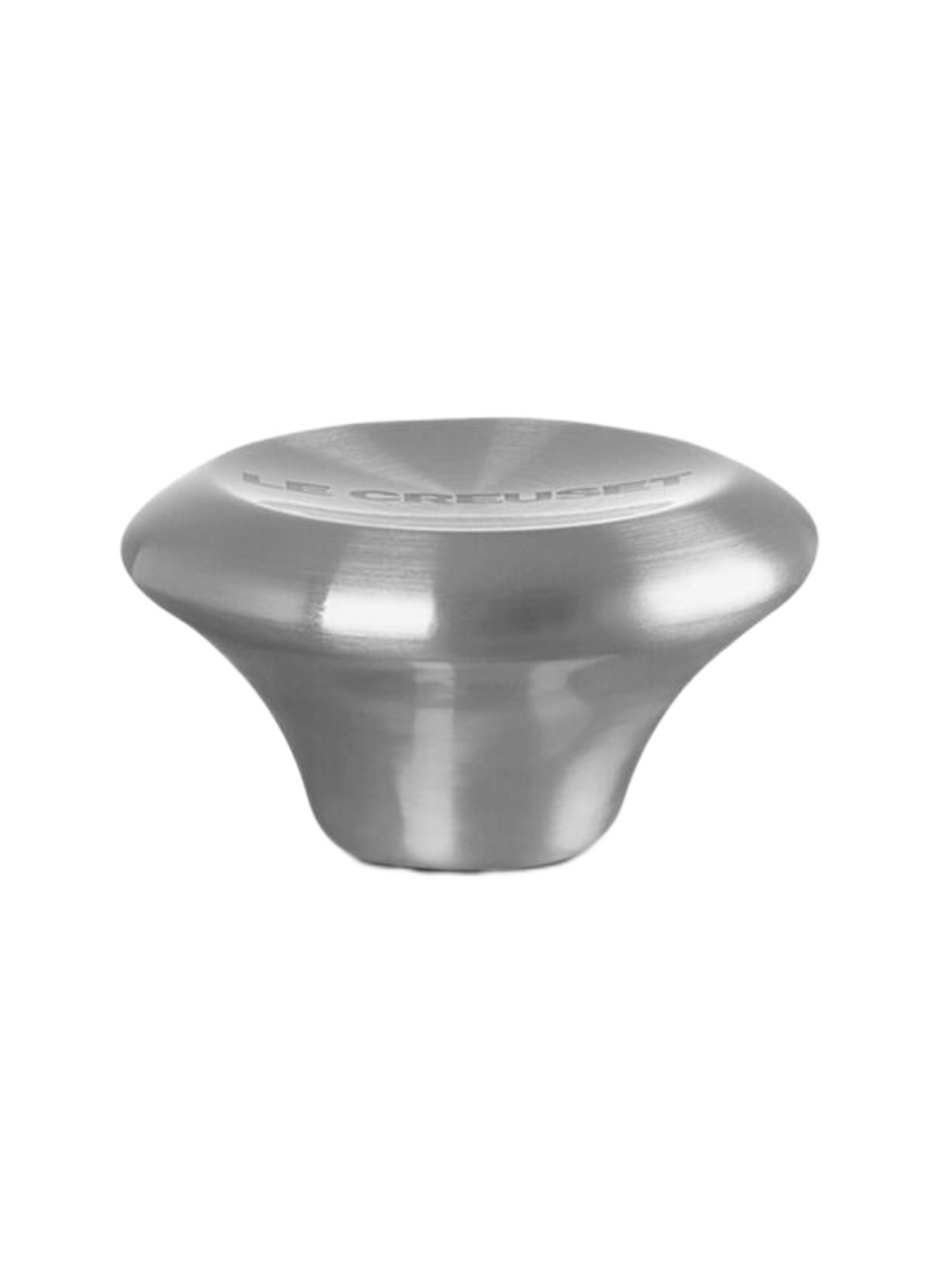 Bouton Signature de remplacement en inox LE CREUSET Argent