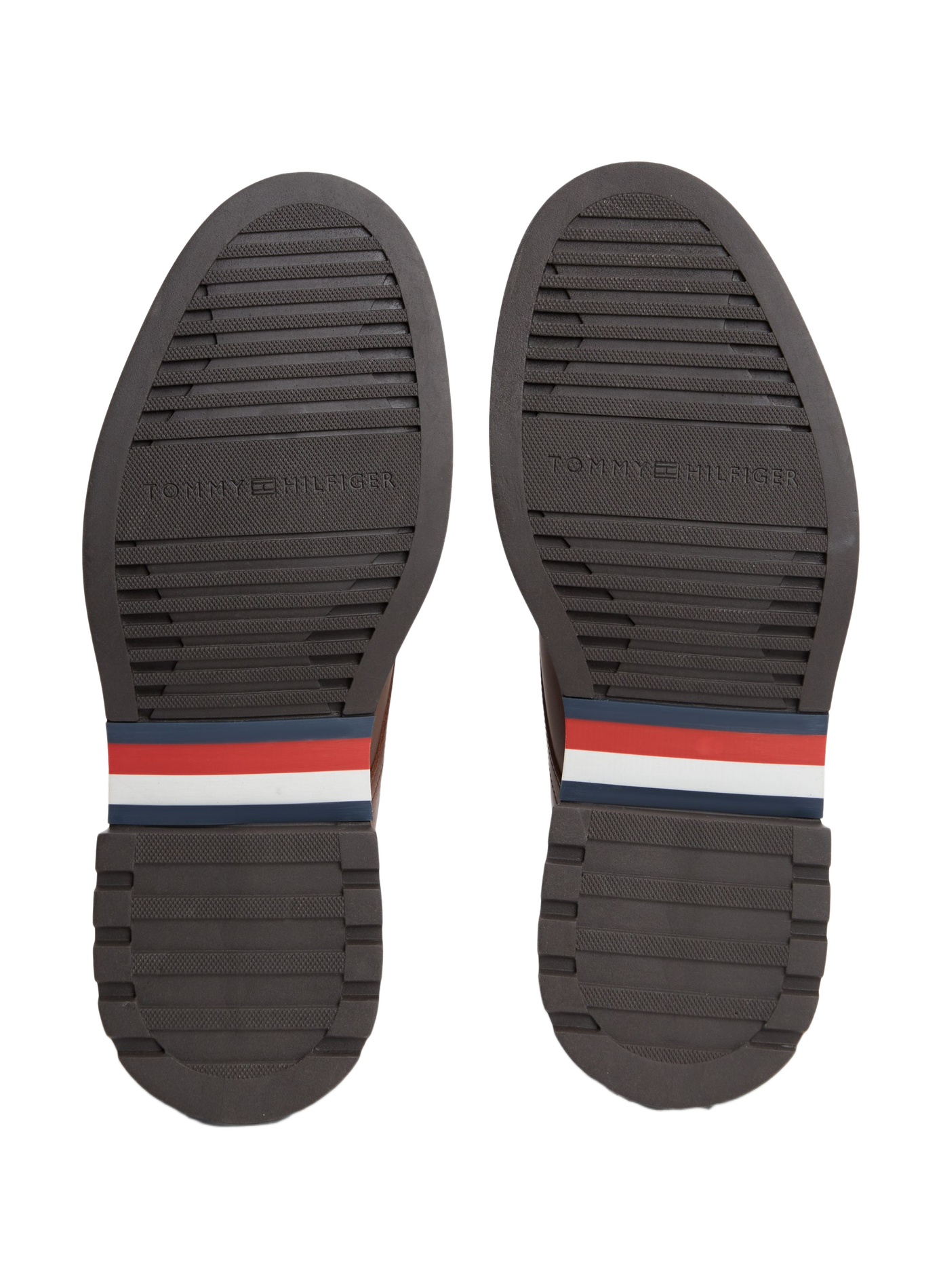 Rindsleder Derbys TOMMY HILFIGER Braun