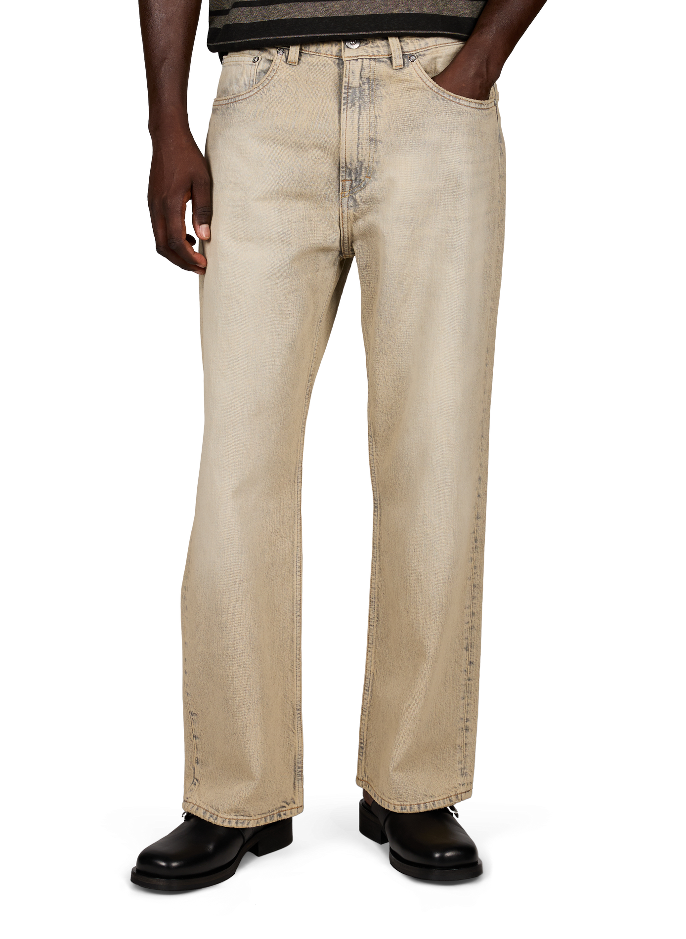 Straight leg jeans Third Cut in blended cotton OUR LEGACY Grey