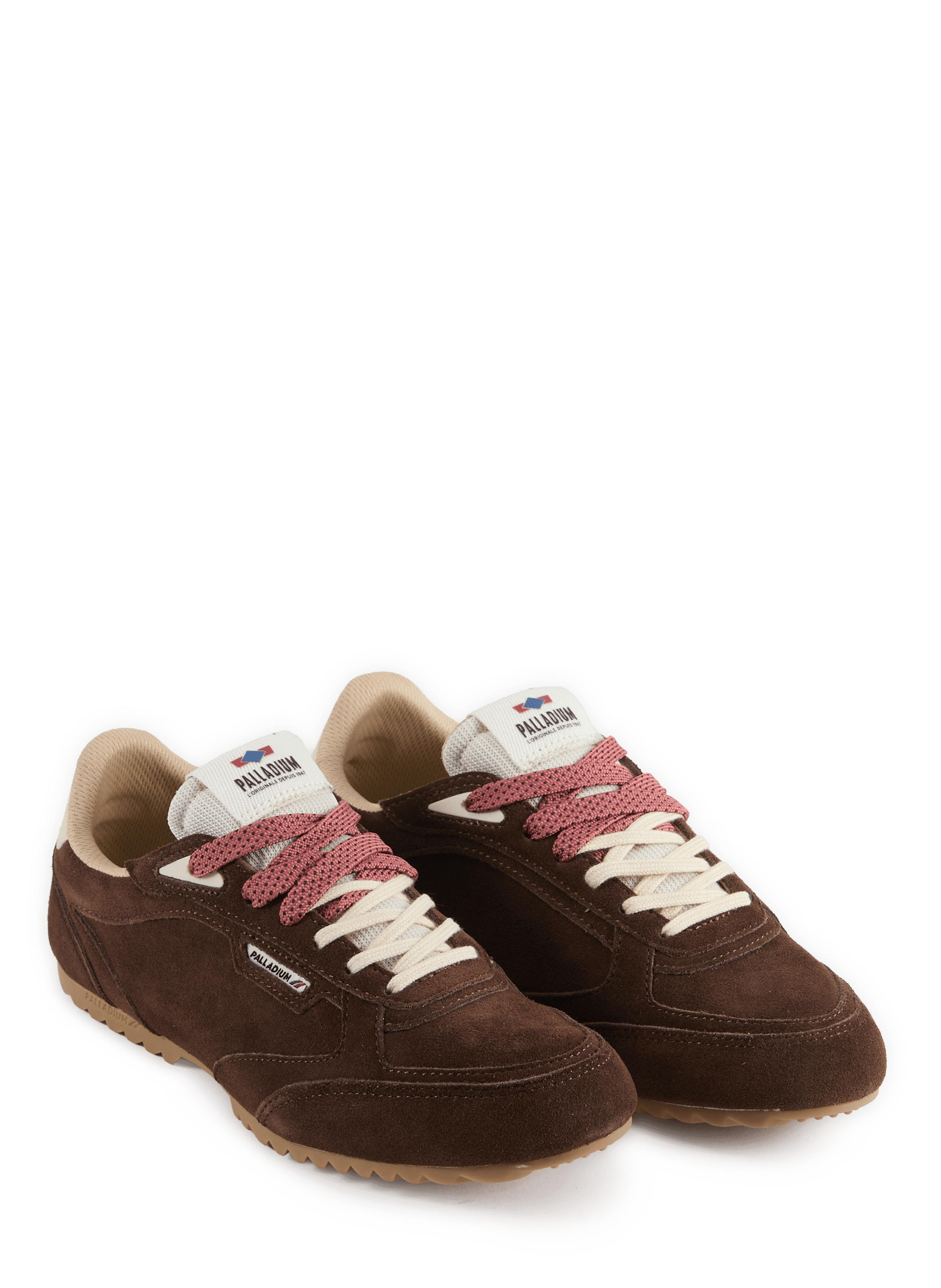 Low leather Sneakers  PALLADIUM Brown