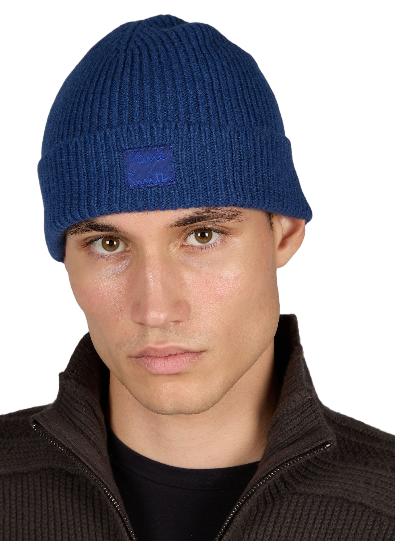 Muts van wol en kasjmier PAUL SMITH Blauw