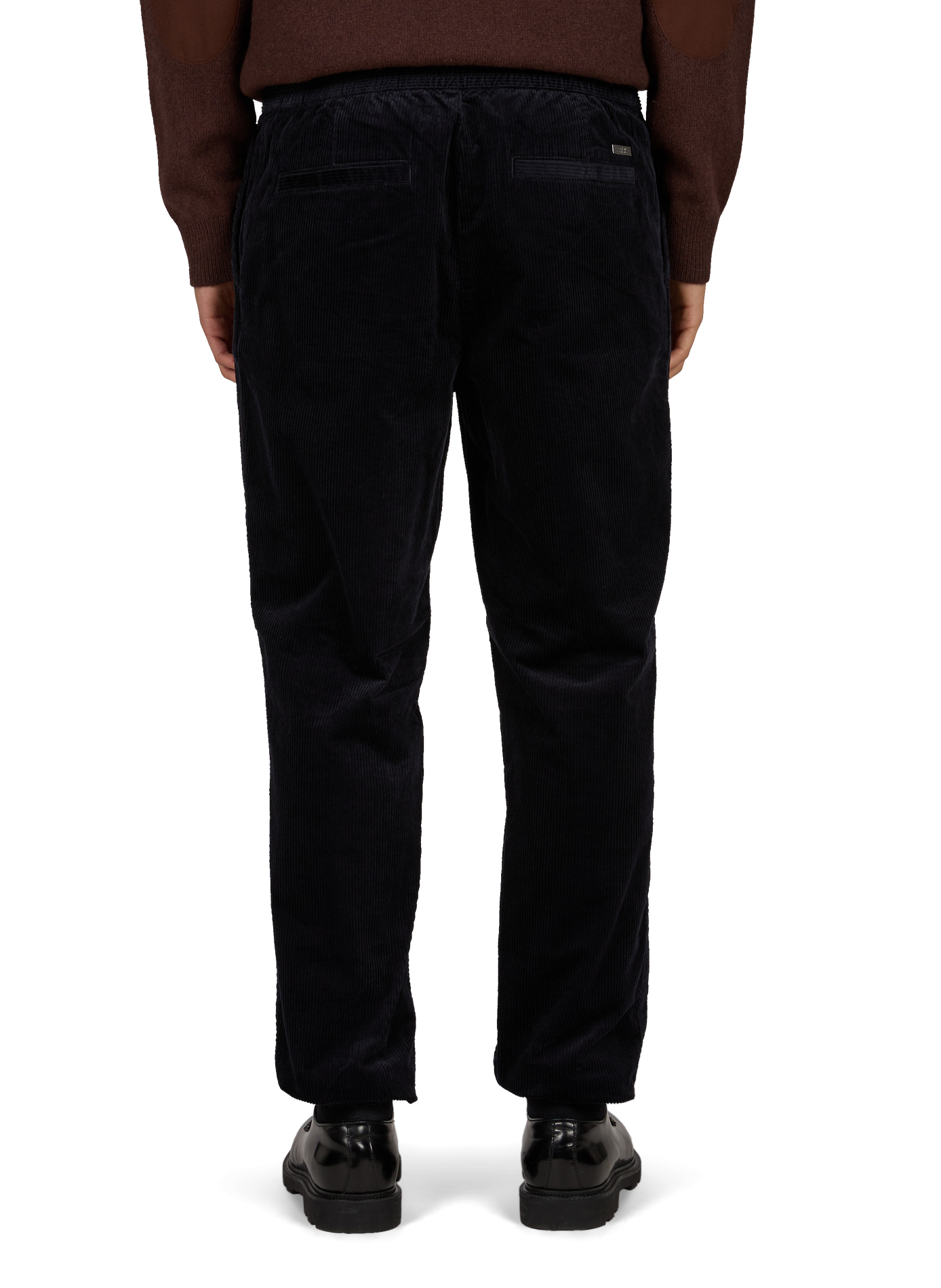 Slim fit ribbed corduroy pants in cotton ARMANI EXCHANGE Blauw