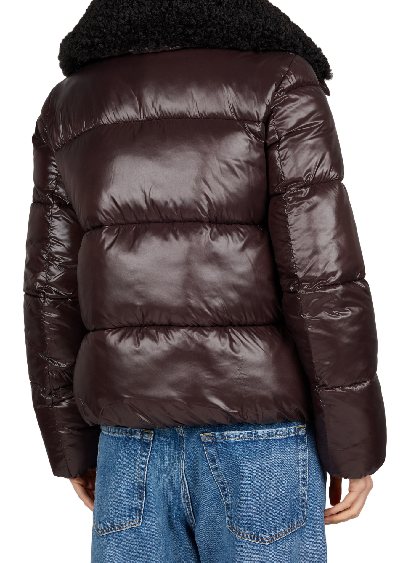 Oversized quilted puffer jacket SAVE THE DUCK Black