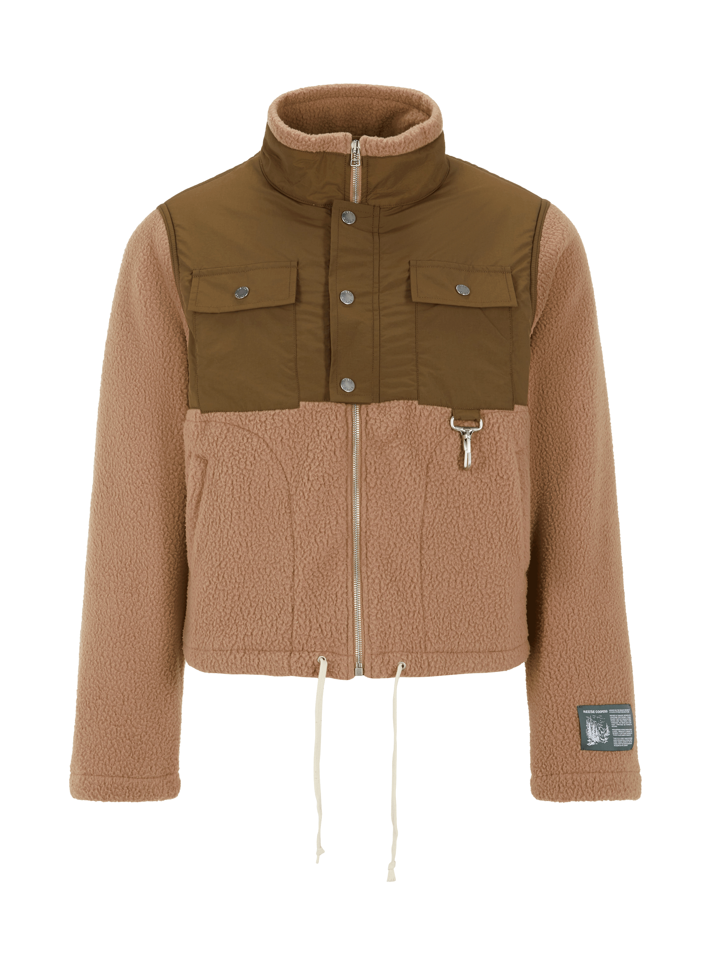 Veste courte bi-matière