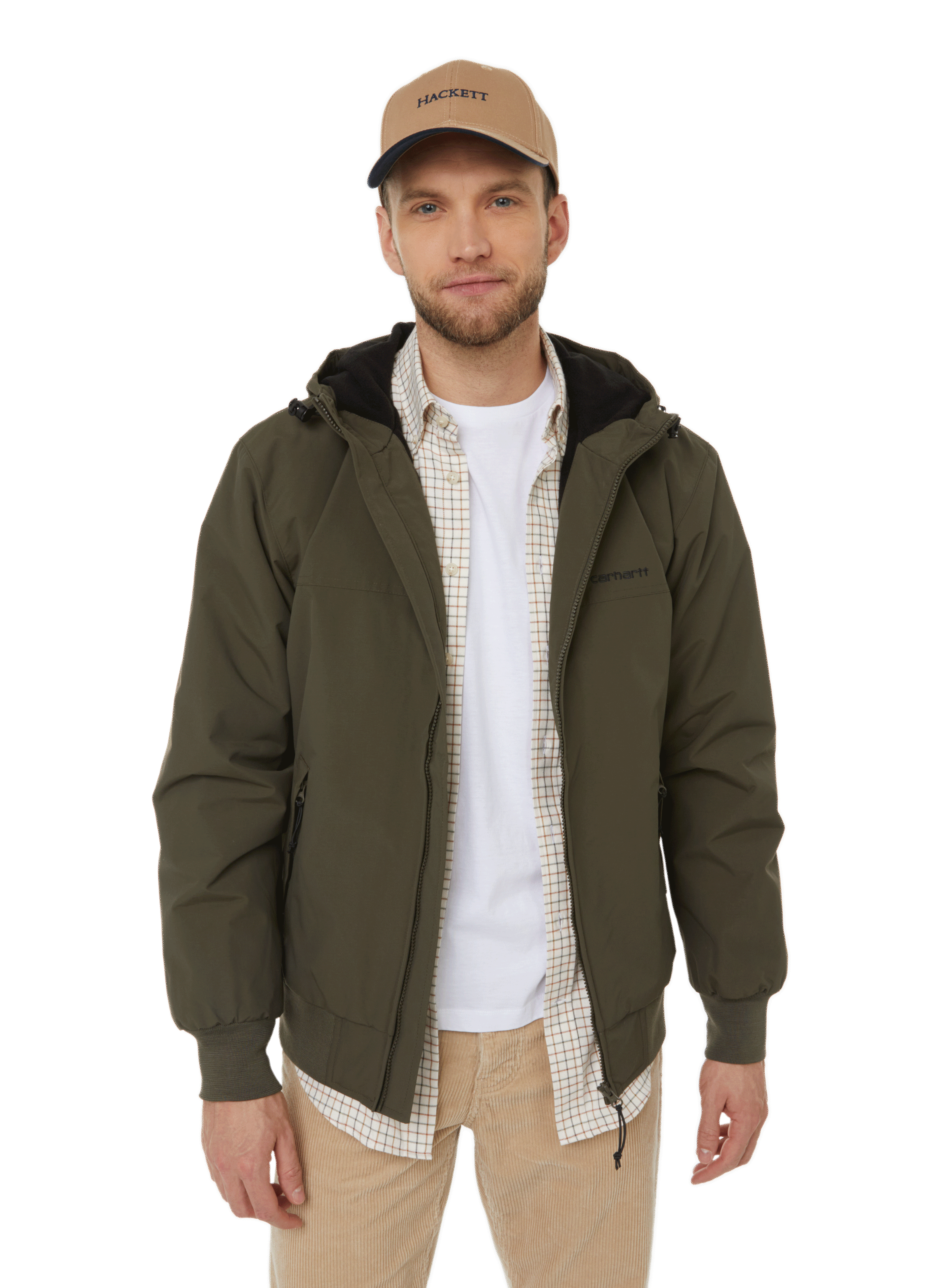 CARHARTT WIP Blouson à capuche en nylon Vert