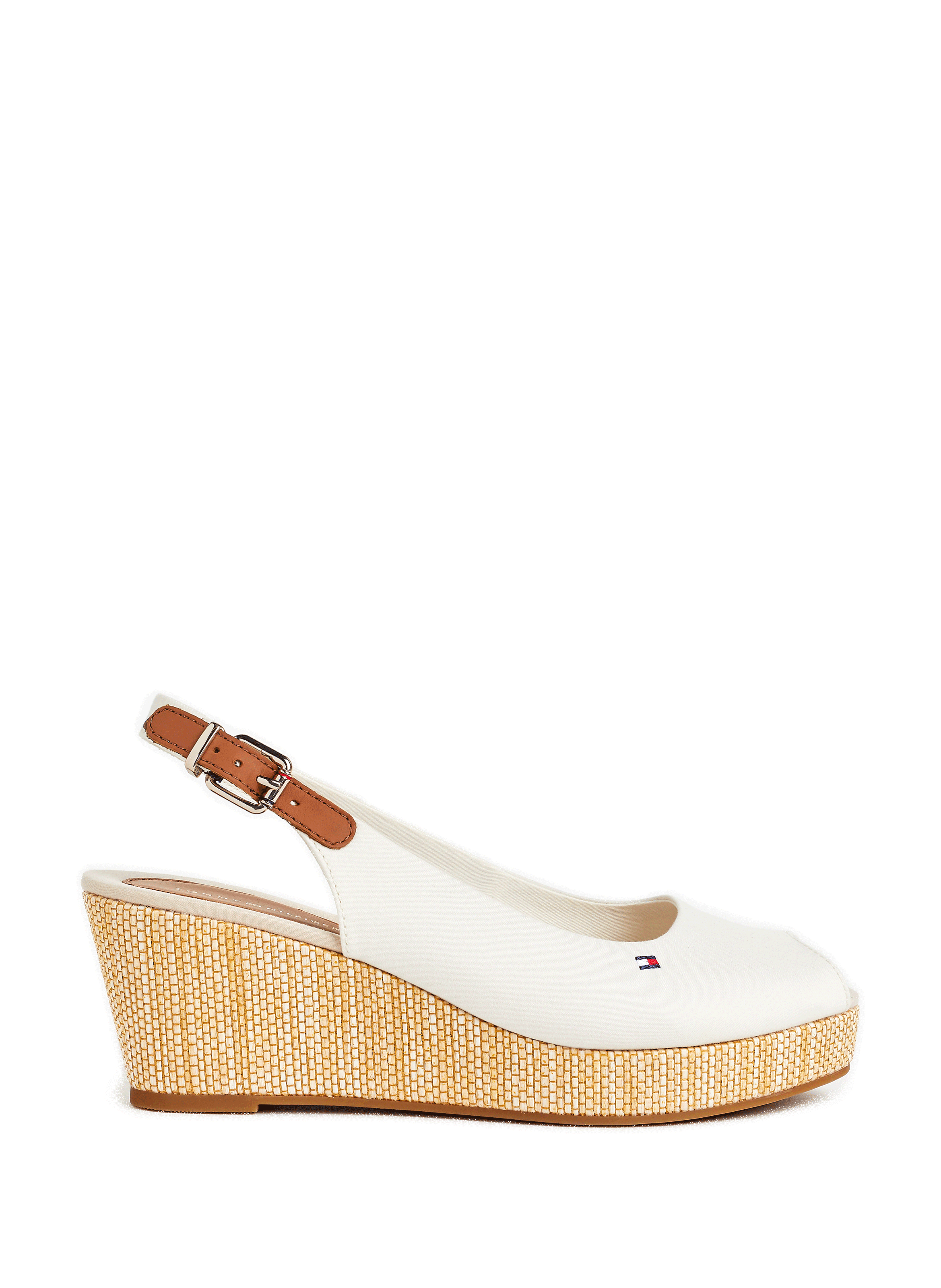 tommy hilfiger wedges white