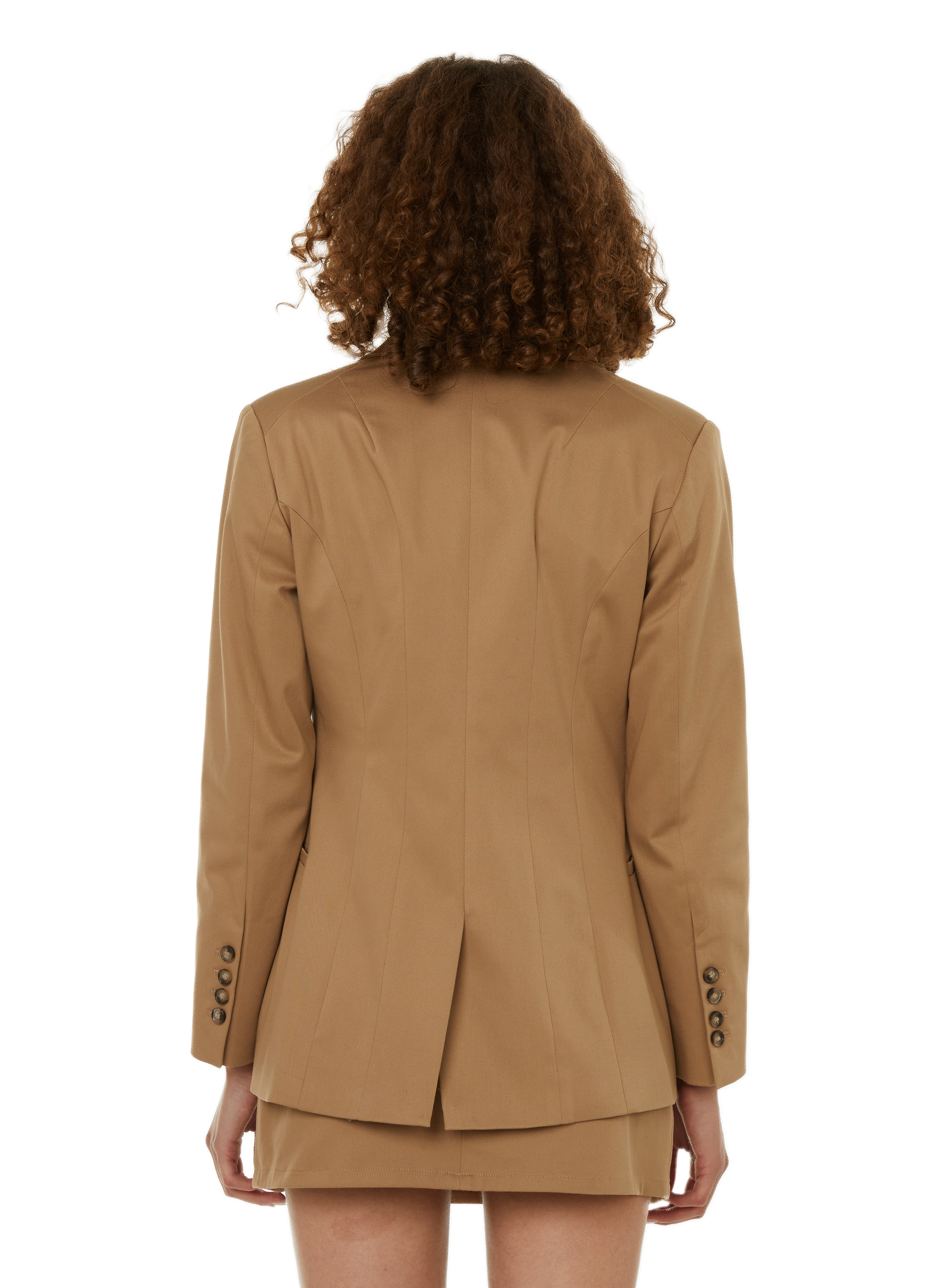 Veste en laine et coton mélangé SAISON 1865 Marron