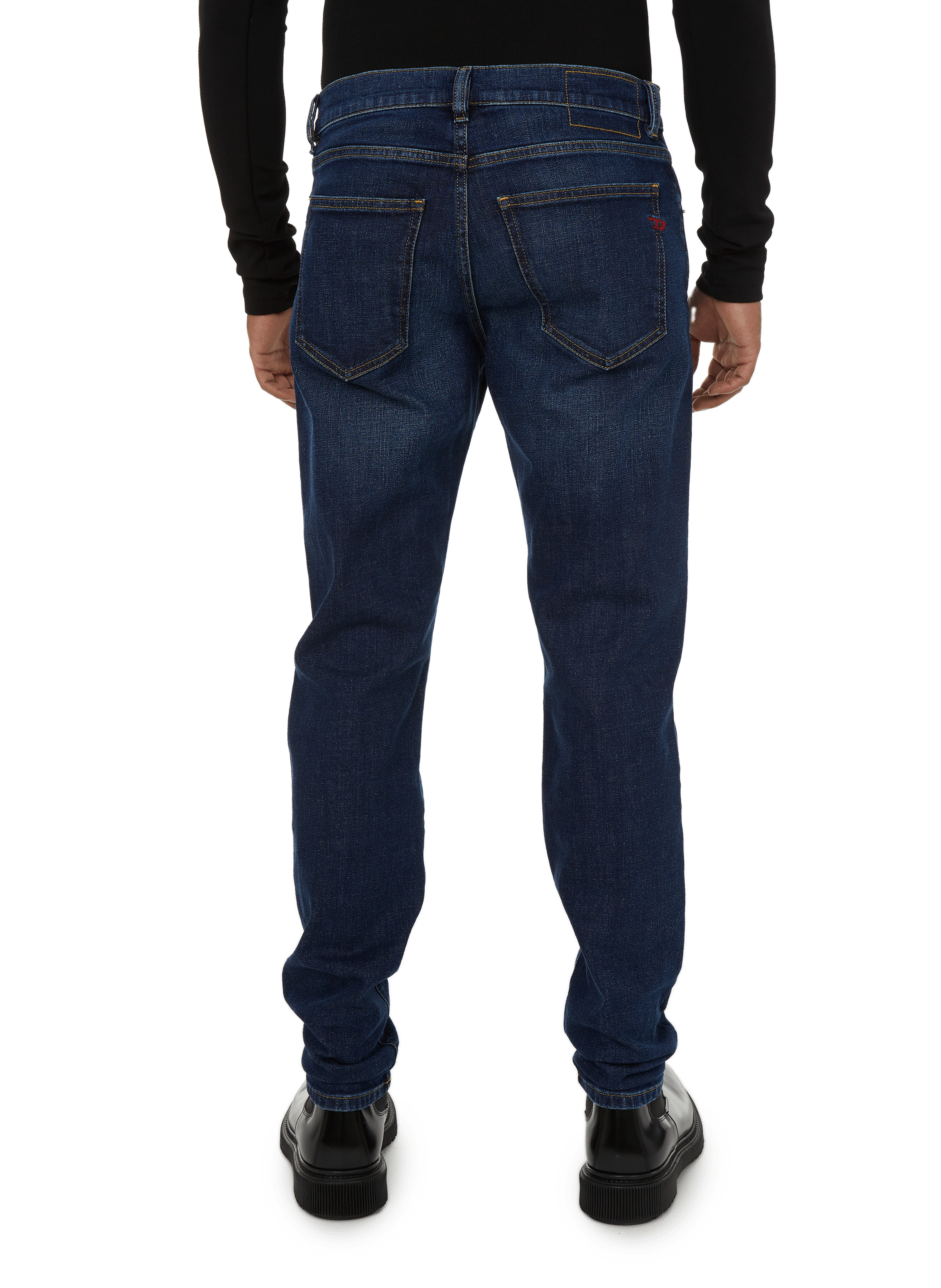 Jean slim en coton  DIESEL Bleu