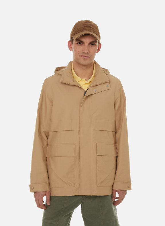 AIGLE Lightweight hooded jacket Beige