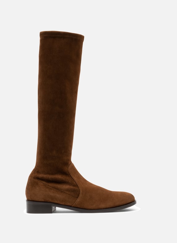 BOTTES EN VELOURS STRETCH RIVAS PARALLELE pour FEMME Printemps