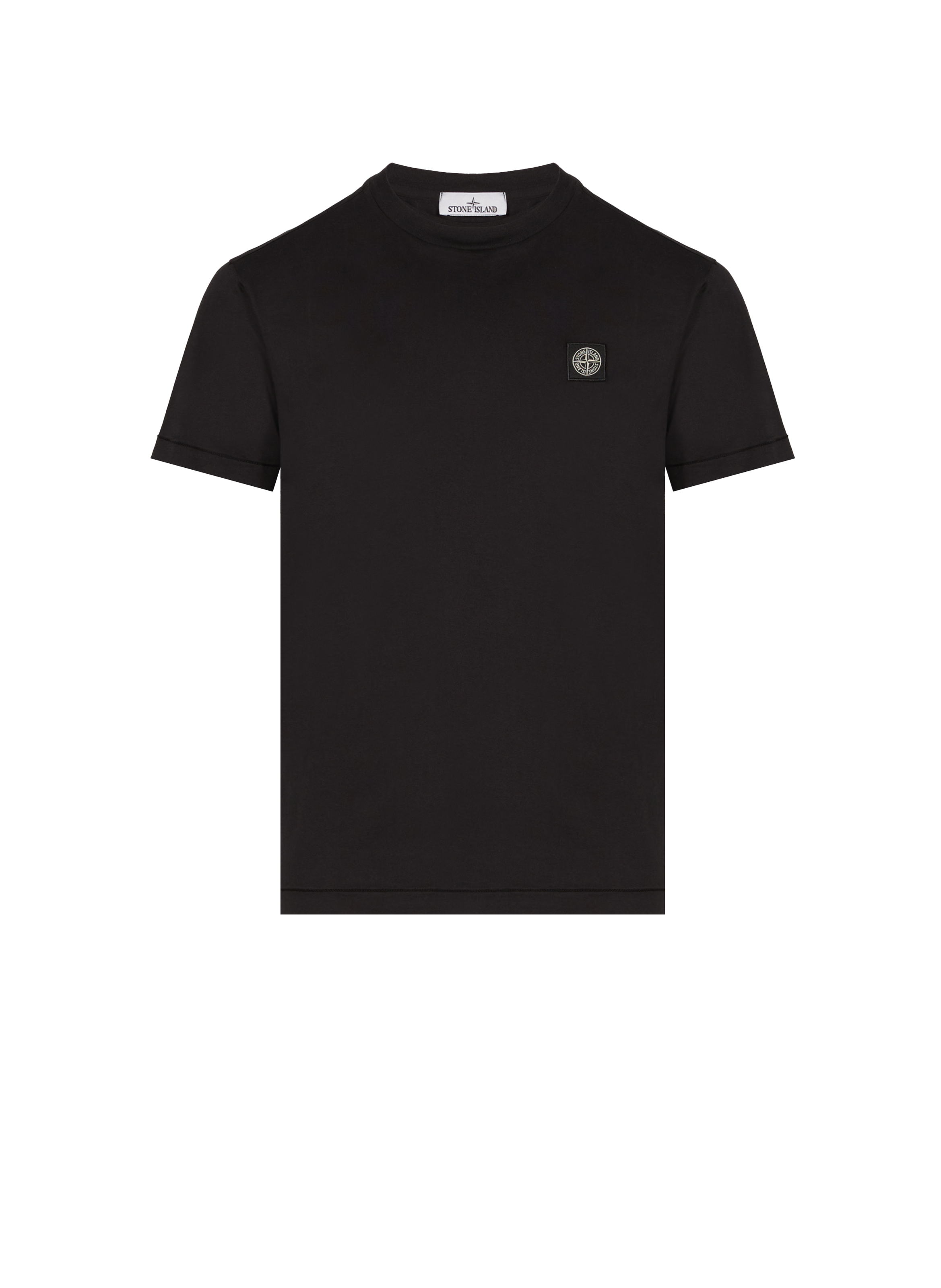 Cotton T-shirt STONE ISLAND Black