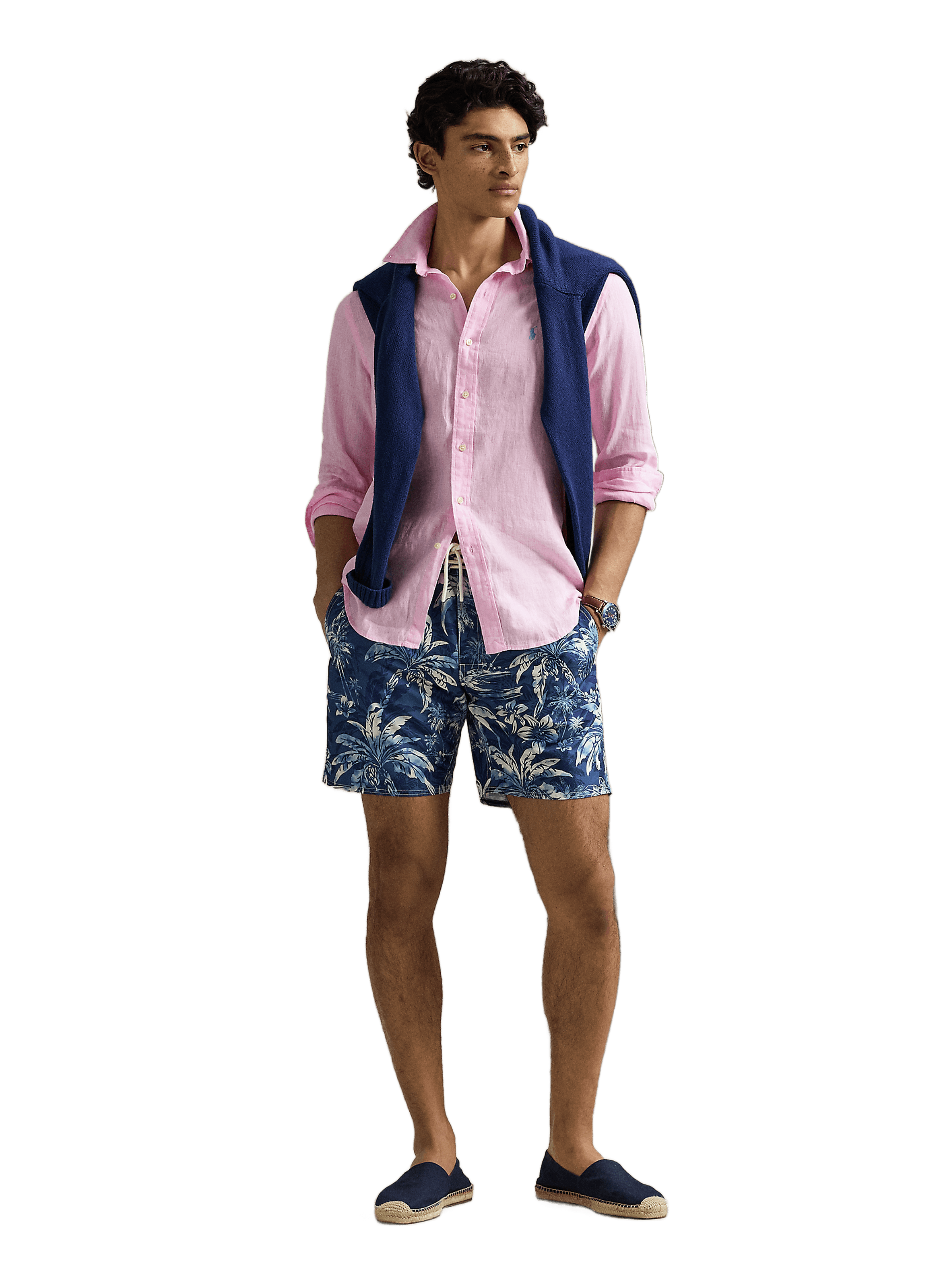 Linen shirt POLO RALPH LAUREN Pink