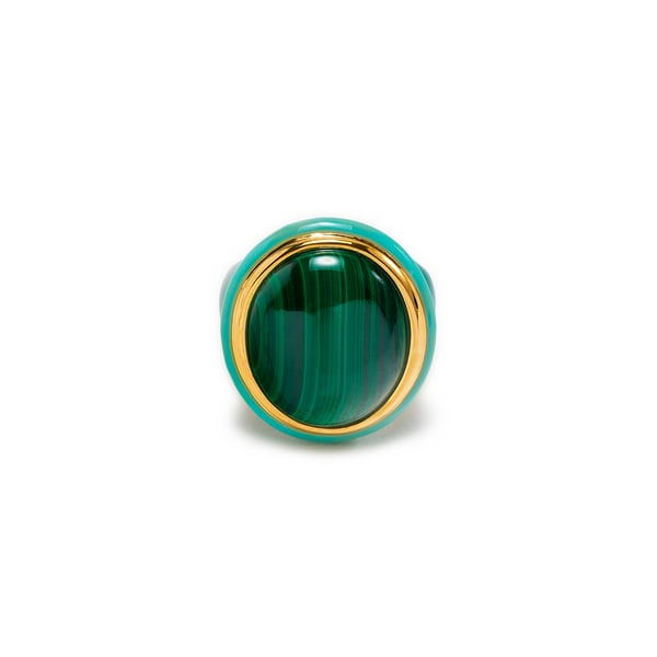 Bague tabarin malachite Bague tabarin malachite