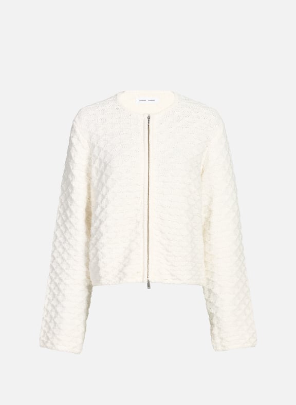 Gilet en maille Sataamy Beige by SAMSOE SAMSOE SAMSOE SAMSOE Gilet en maille Sataamy Beige