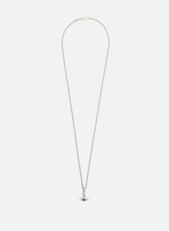 Small orb pendant necklace Blue by VIVIENNE WESTWOOD VIVIENNE WESTWOOD Small orb pendant necklace Blue