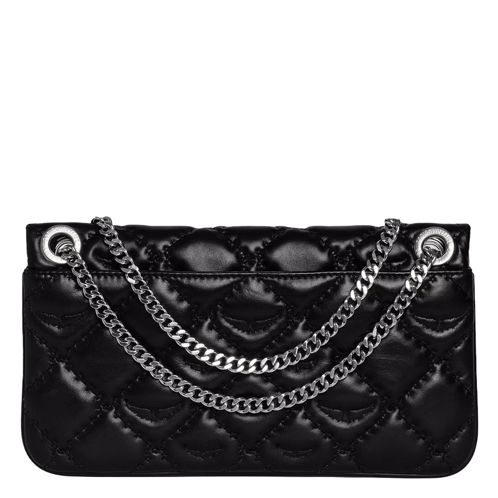 Pochette matelassée en cuir rock ii ZADIG&VOLTAIRE Noir